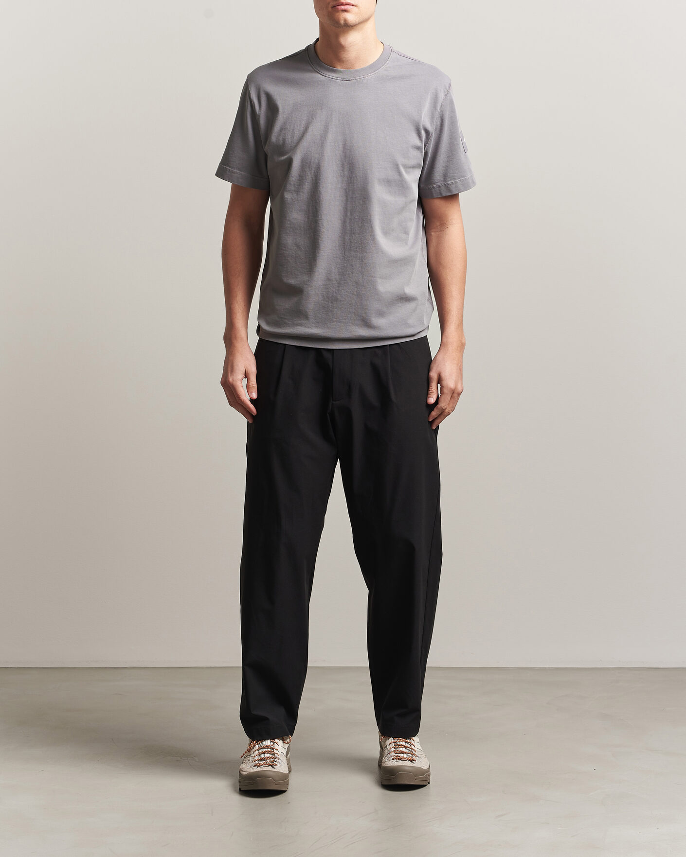 Hombres | Camisetas | Sail Racing | Wind Pigment Dyed T-Shirt Frost Grey