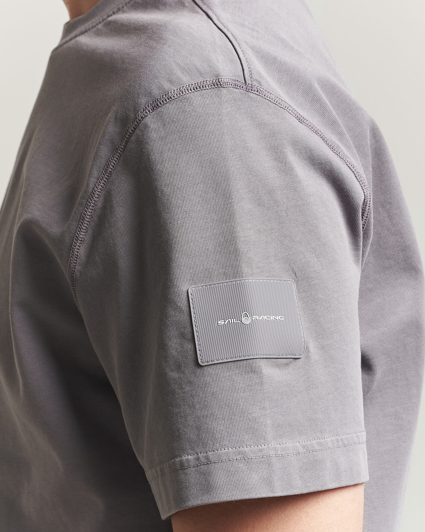 Hombres | Camisetas | Sail Racing | Wind Pigment Dyed T-Shirt Frost Grey
