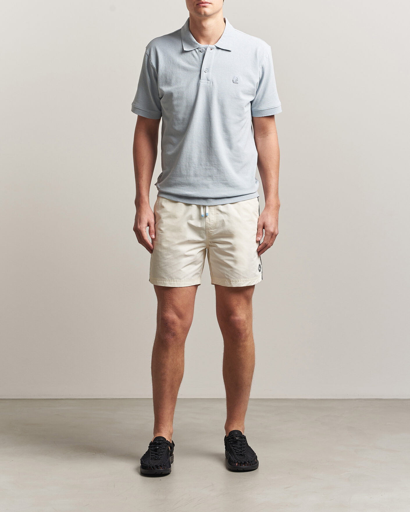 Hombres | Polos | Sail Racing | Tornado Cotton/Linen Pique Polo Ice Melt