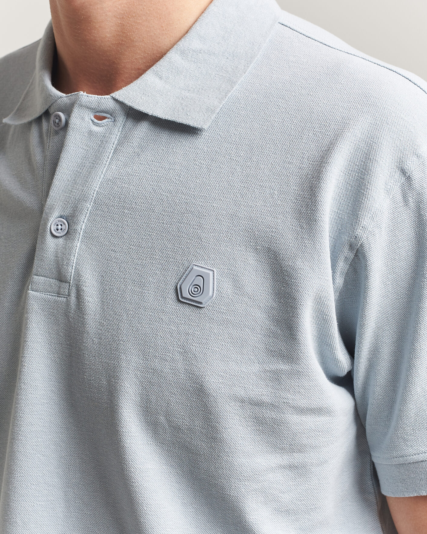 Hombres | Polos | Sail Racing | Tornado Cotton/Linen Pique Polo Ice Melt