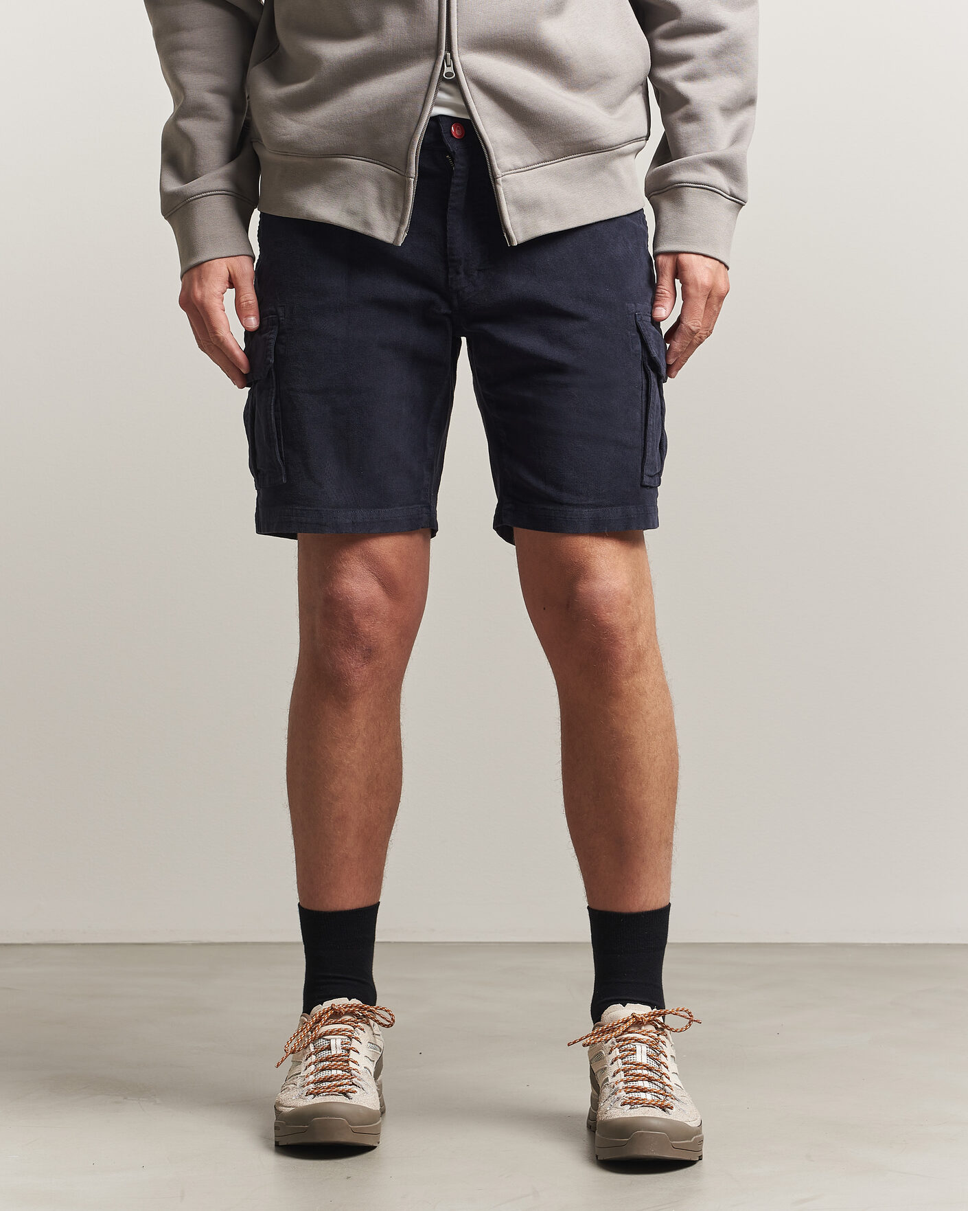 Hombres | Pantalones cortos | Sail Racing | Grinder Corduroy Cargo Shorts Dark Navy