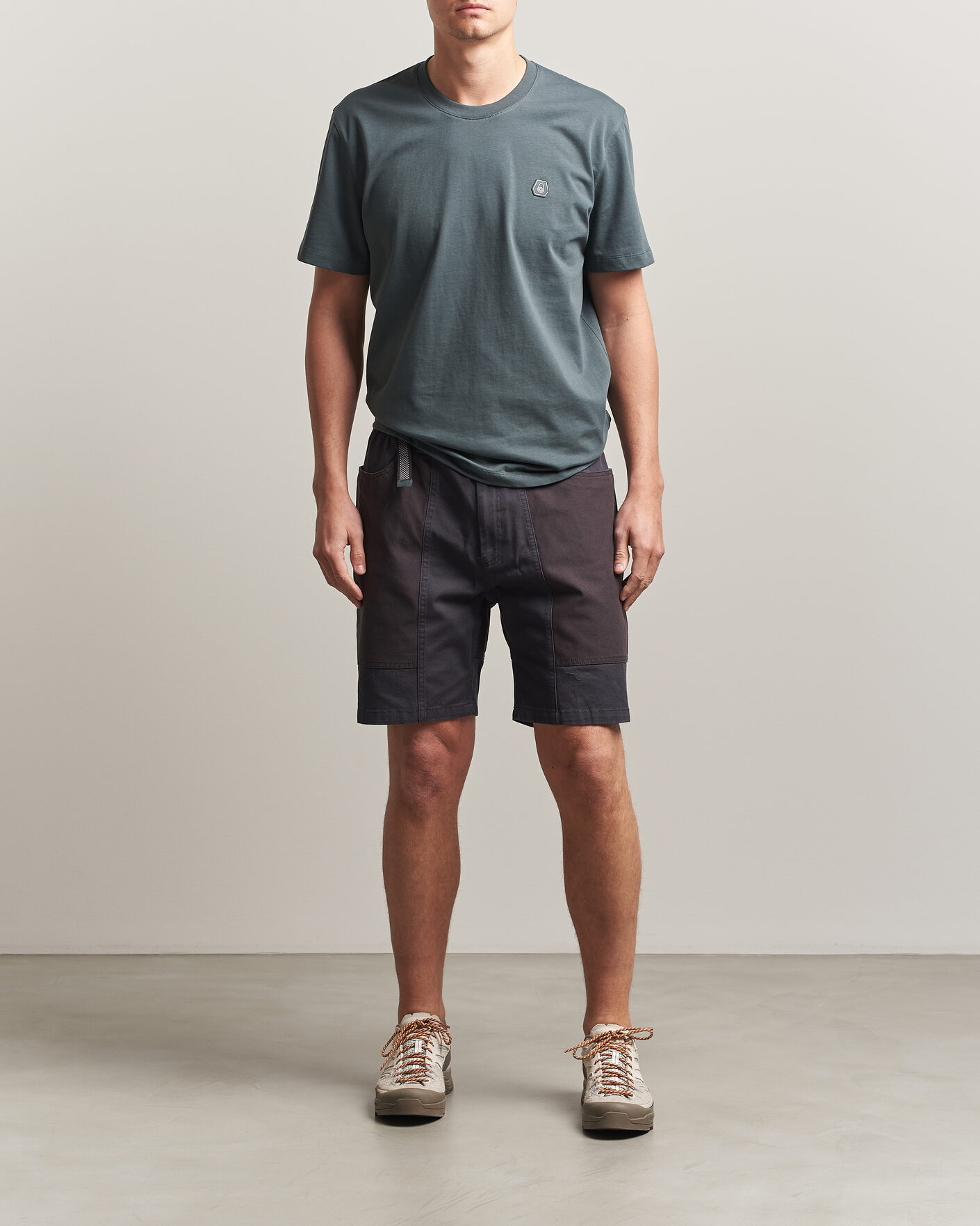 Hombres | Pantalones cortos | Sail Racing | Breeze Blocked Cotton Twill Shorts Dark Steel Blue