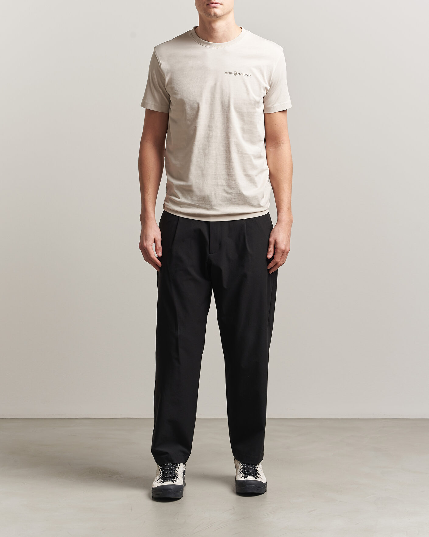 Hombres | Camisetas | Sail Racing | Bowman Crew Neck T-Shirt Ecru