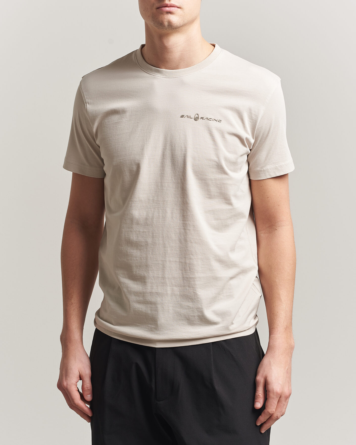 Hombres | Camisetas | Sail Racing | Bowman Crew Neck T-Shirt Ecru