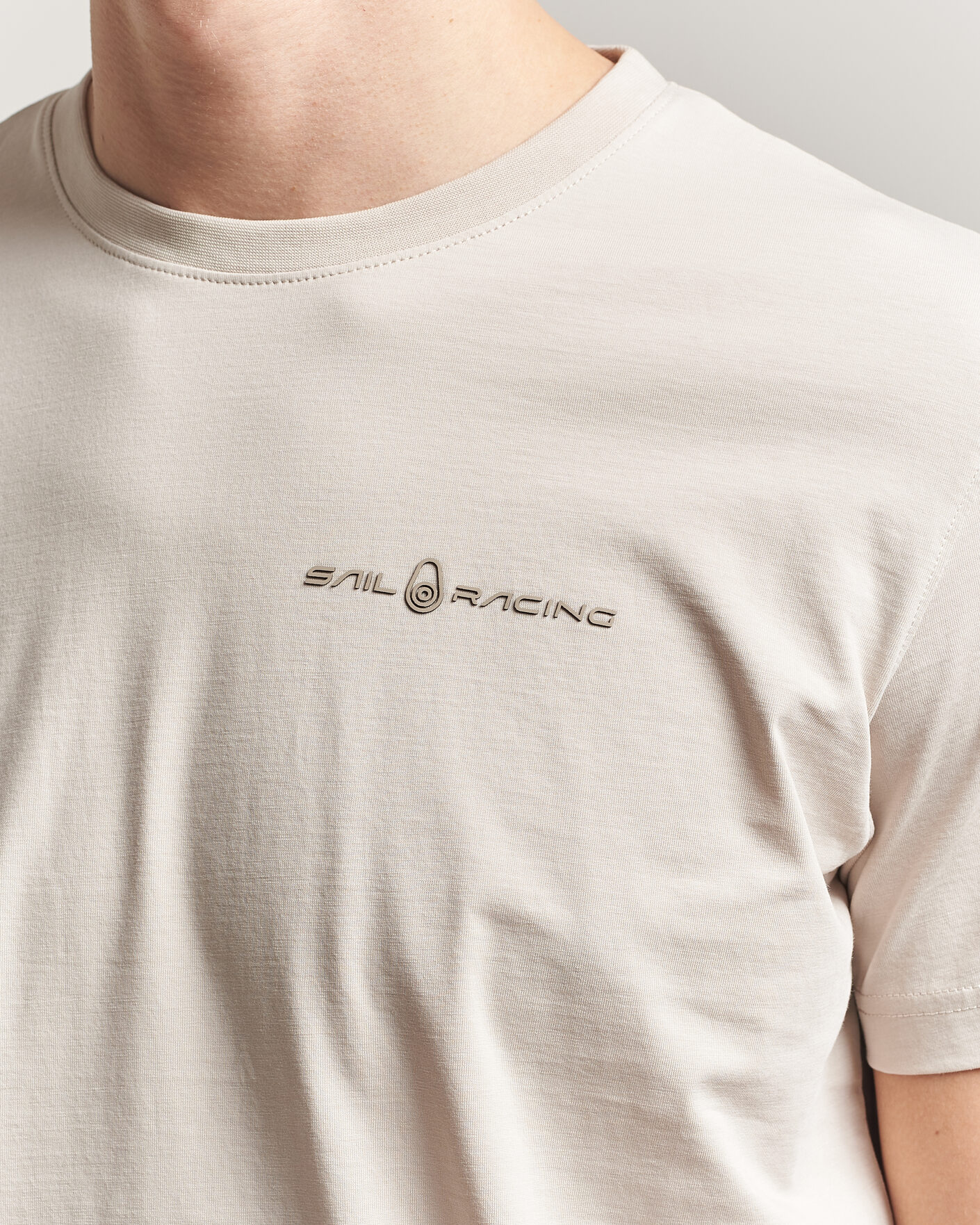 Hombres | Camisetas | Sail Racing | Bowman Crew Neck T-Shirt Ecru