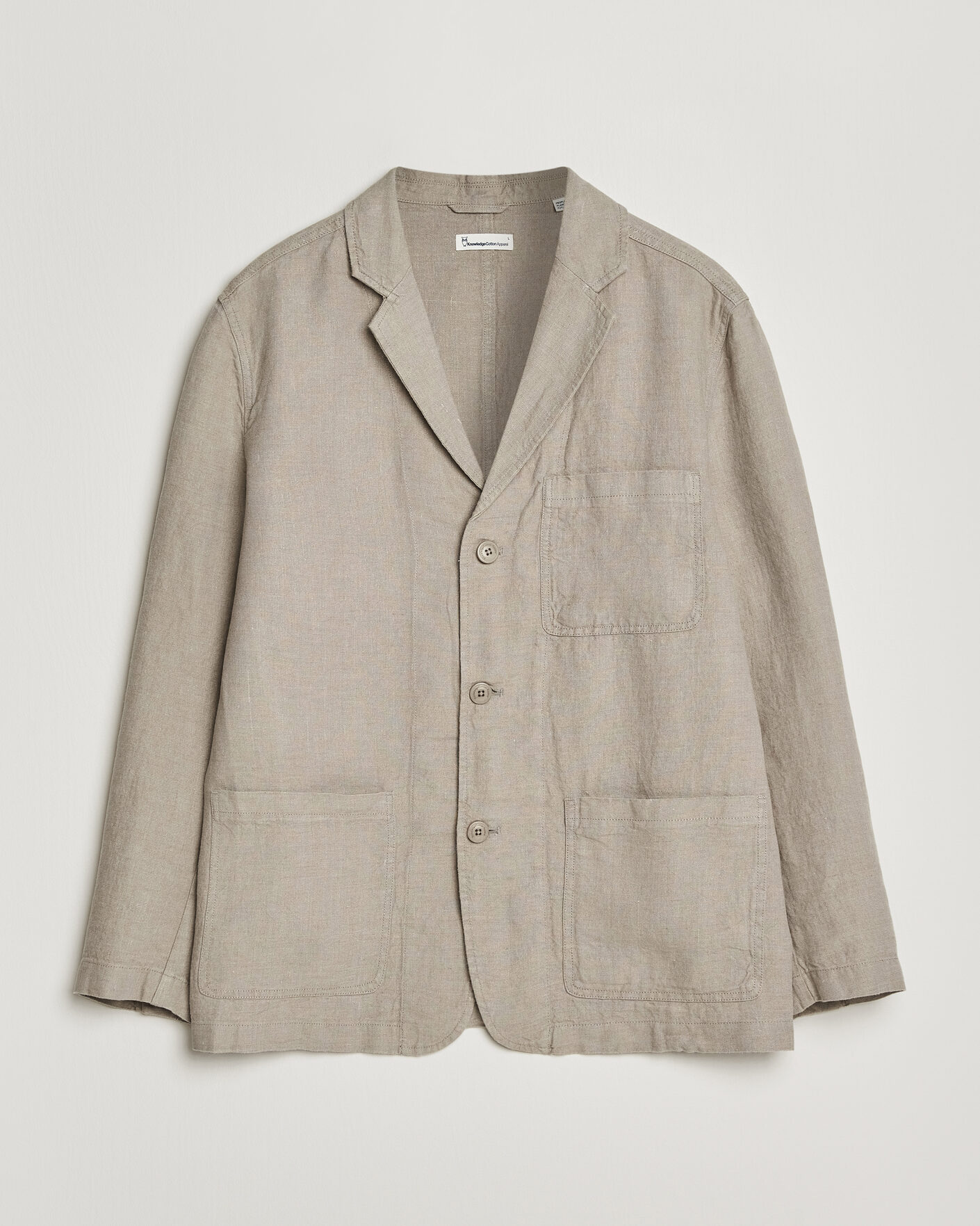 Hombres | Blazers | KnowledgeCotton Apparel | Linen Blazer Twill