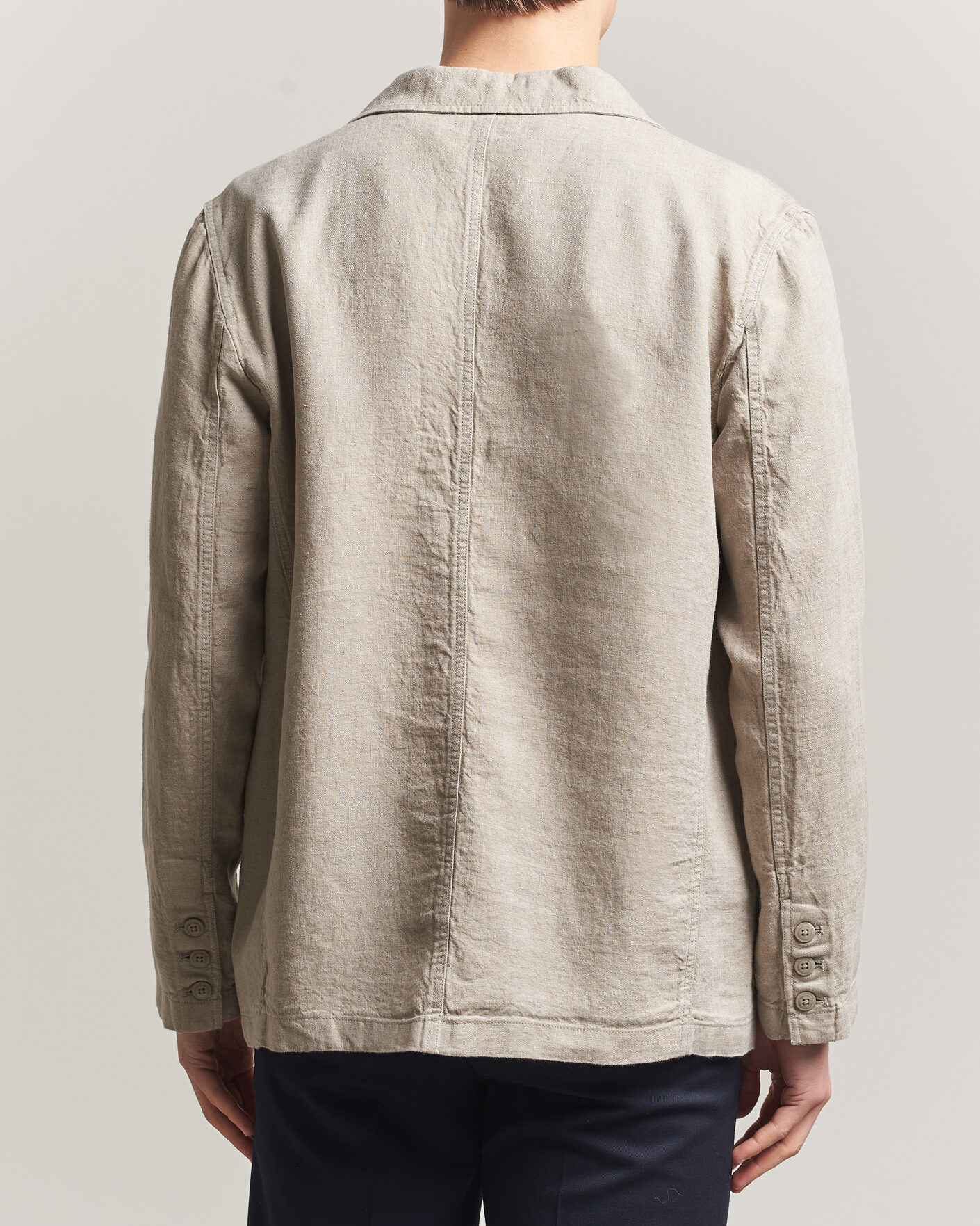 Hombres | Blazers | KnowledgeCotton Apparel | Linen Blazer Twill