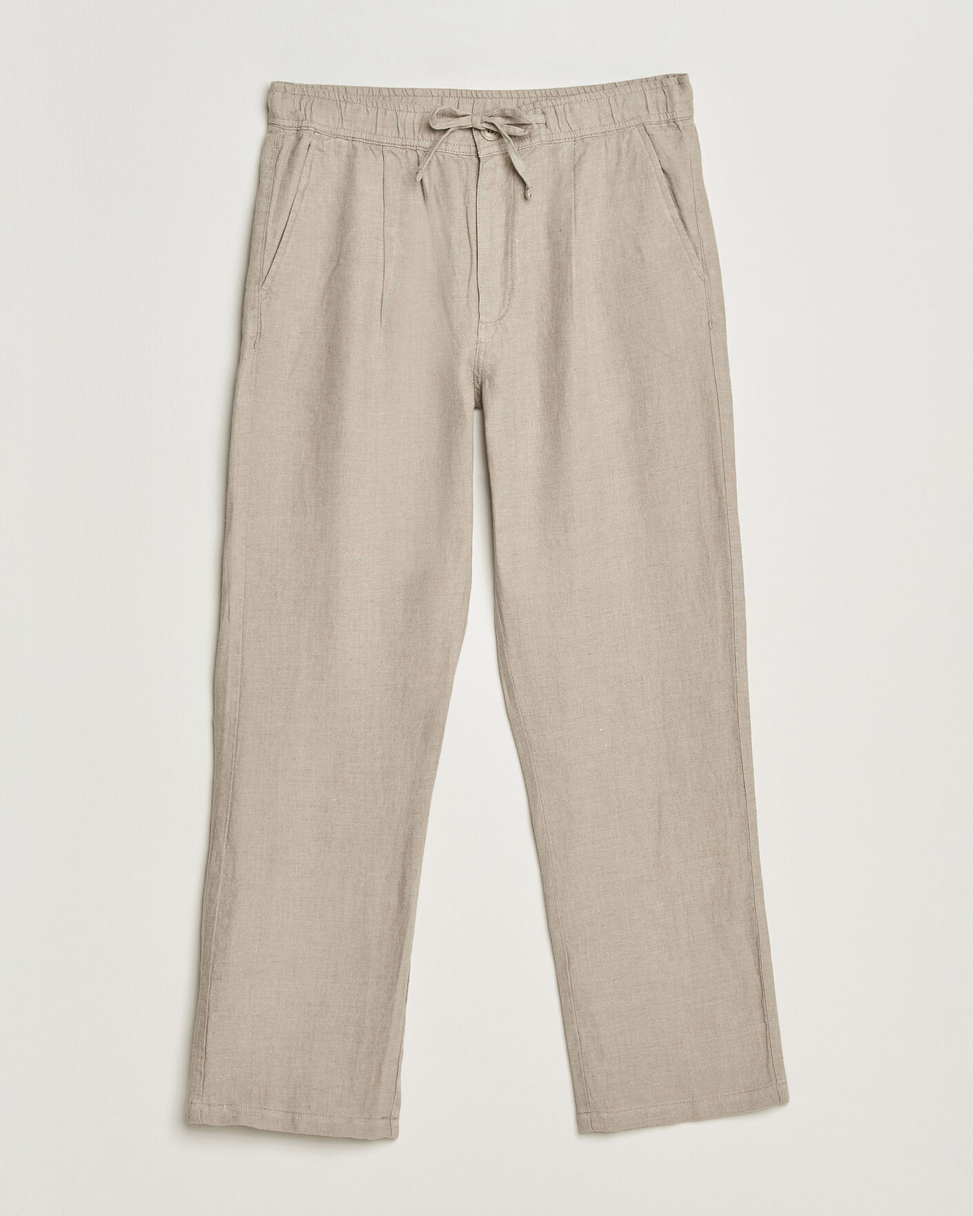 Hombres | Pantalones | KnowledgeCotton Apparel | Loose Linen Pants Twill