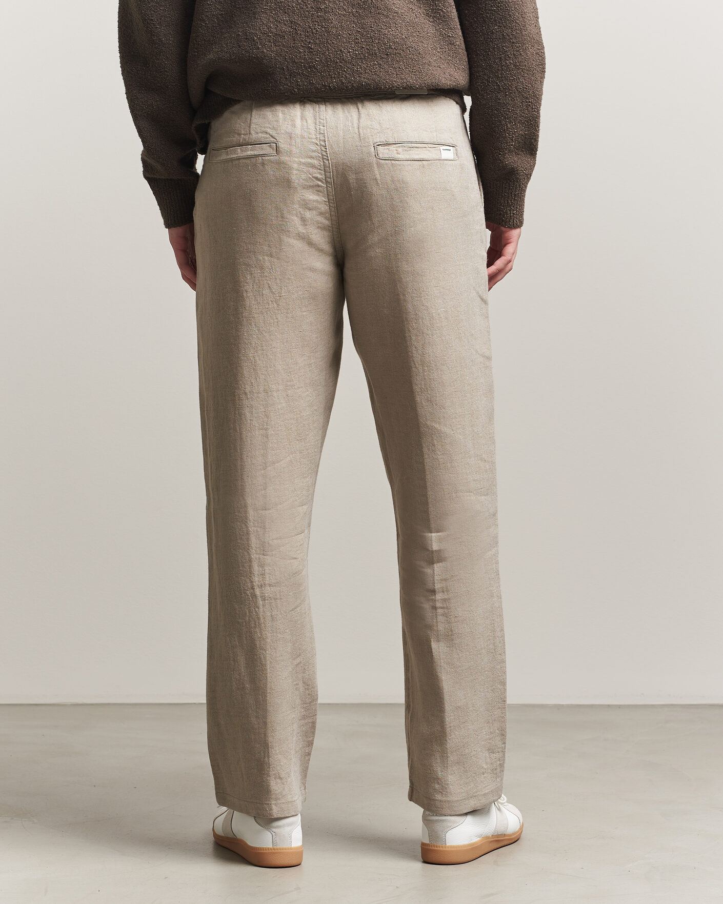 Hombres | Pantalones | KnowledgeCotton Apparel | Loose Linen Pants Twill