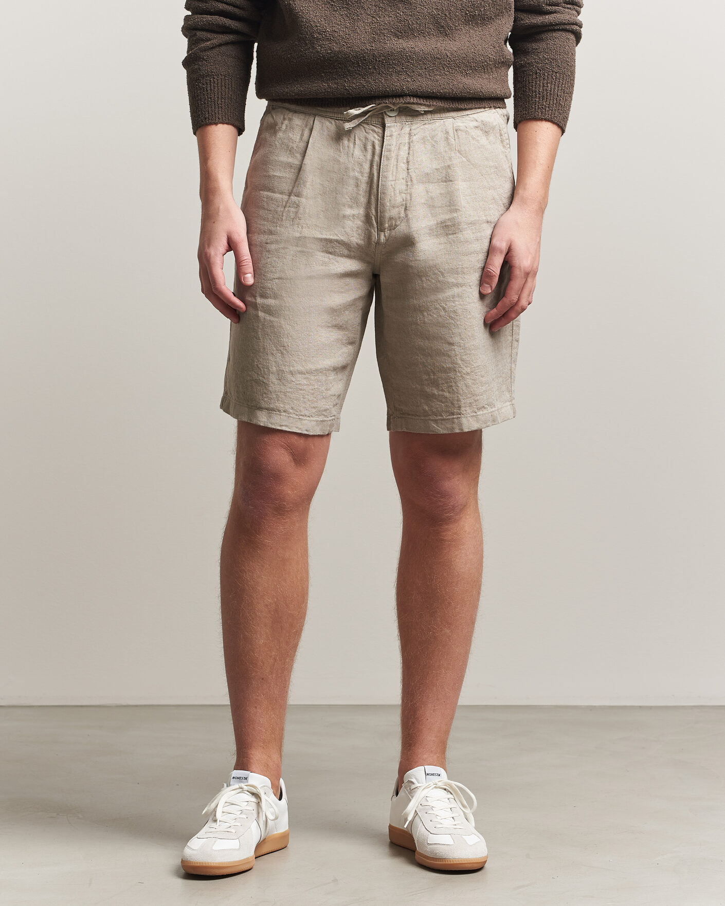 Hombres | Pantalones cortos | KnowledgeCotton Apparel | Loose Linen Shorts Twill