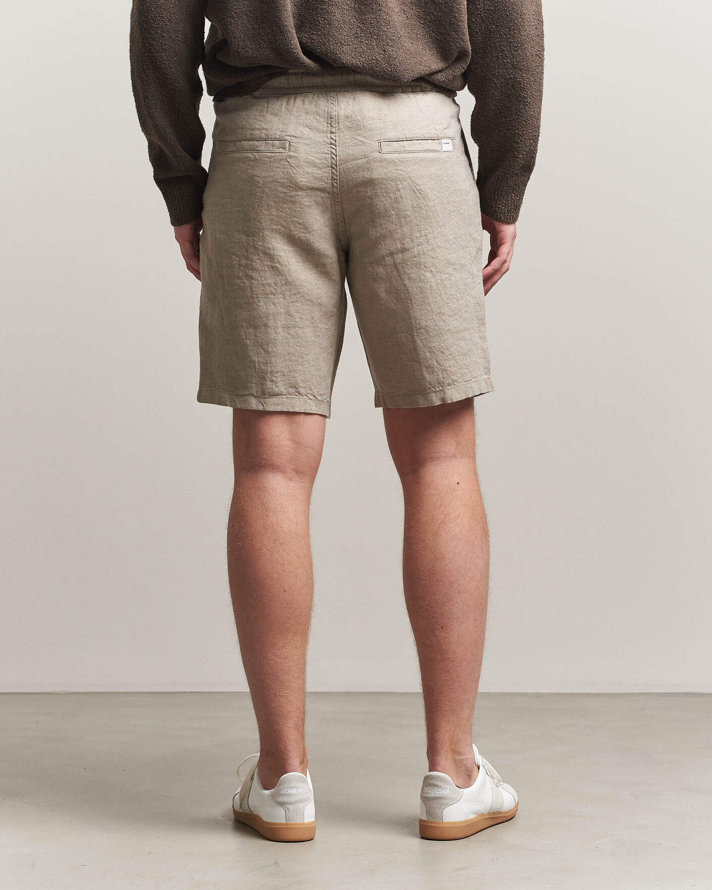 Hombres | Pantalones cortos | KnowledgeCotton Apparel | Loose Linen Shorts Twill