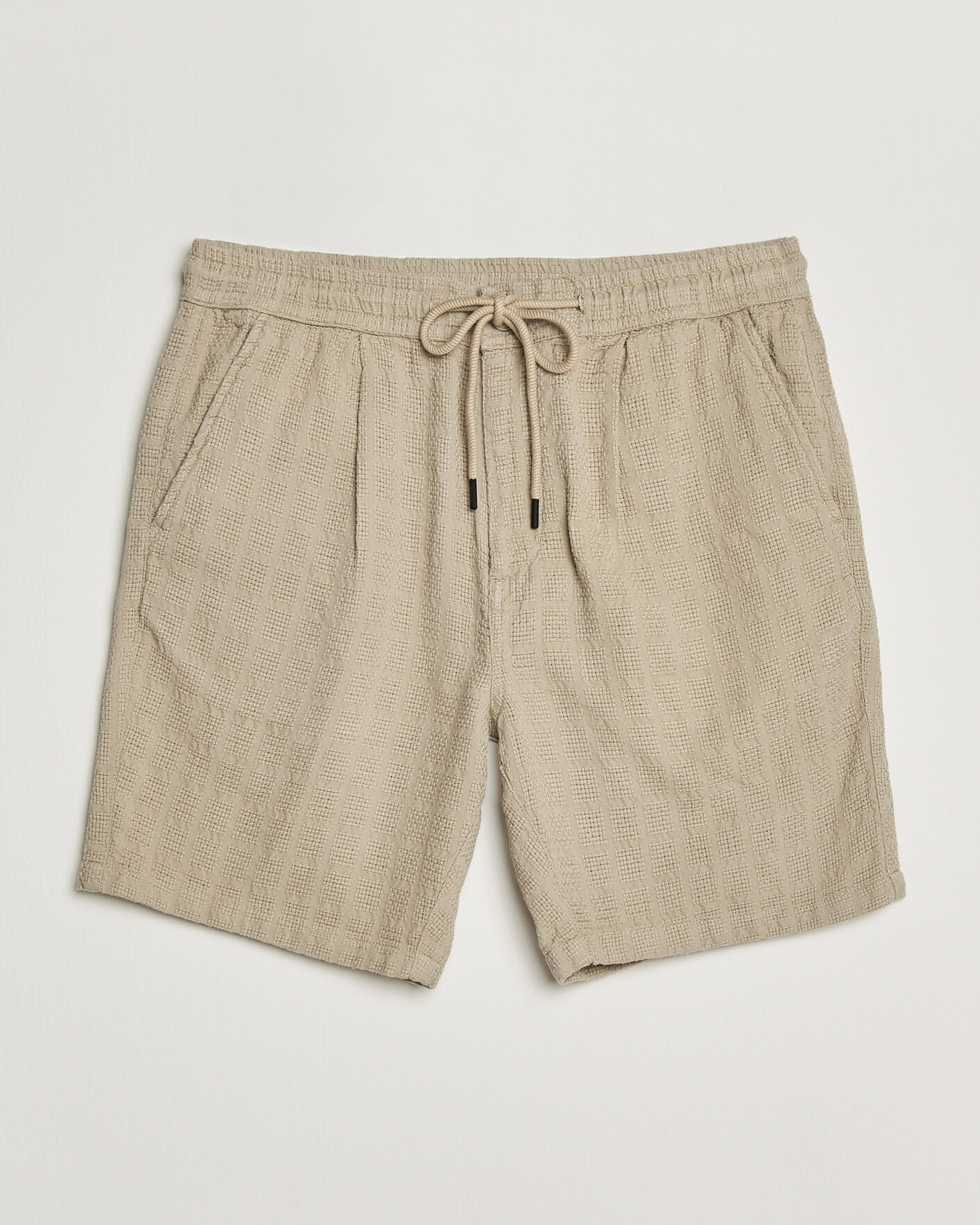 Hombres | Pantalones cortos | KnowledgeCotton Apparel | Structured Cotton Dobby Shorts Twill