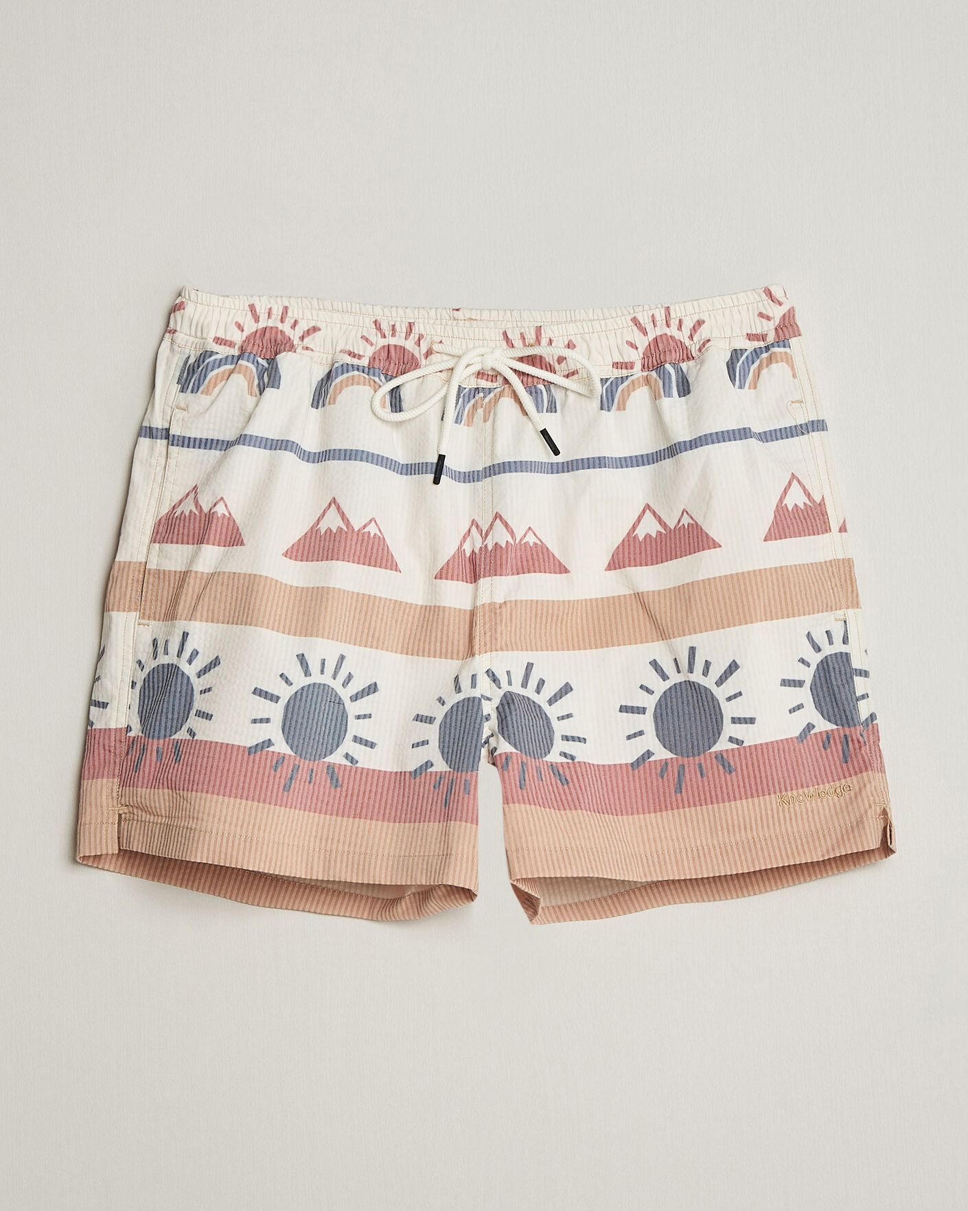 Hombres | Bañadores | KnowledgeCotton Apparel | Printed Swimshorts Multi