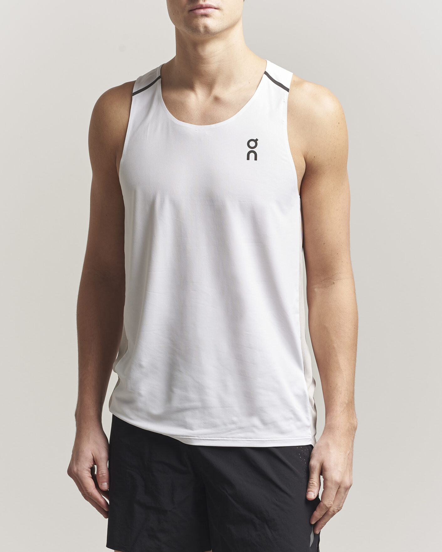 Hombres | Camisetas | On | Performance Tank White/Silver