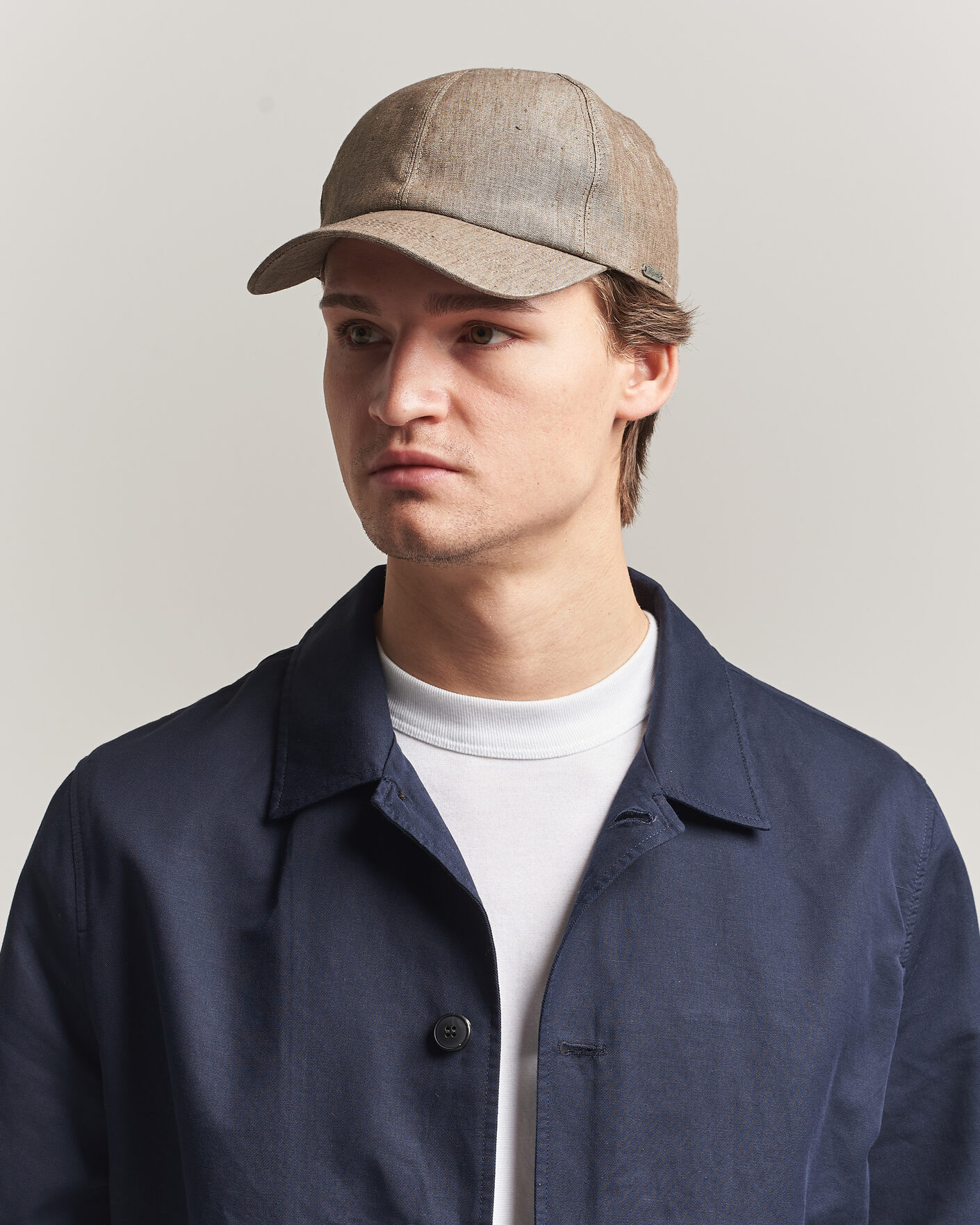 Hombres | Sombreros y gorras | Wigéns | Baseball Linen Cap Light Brown