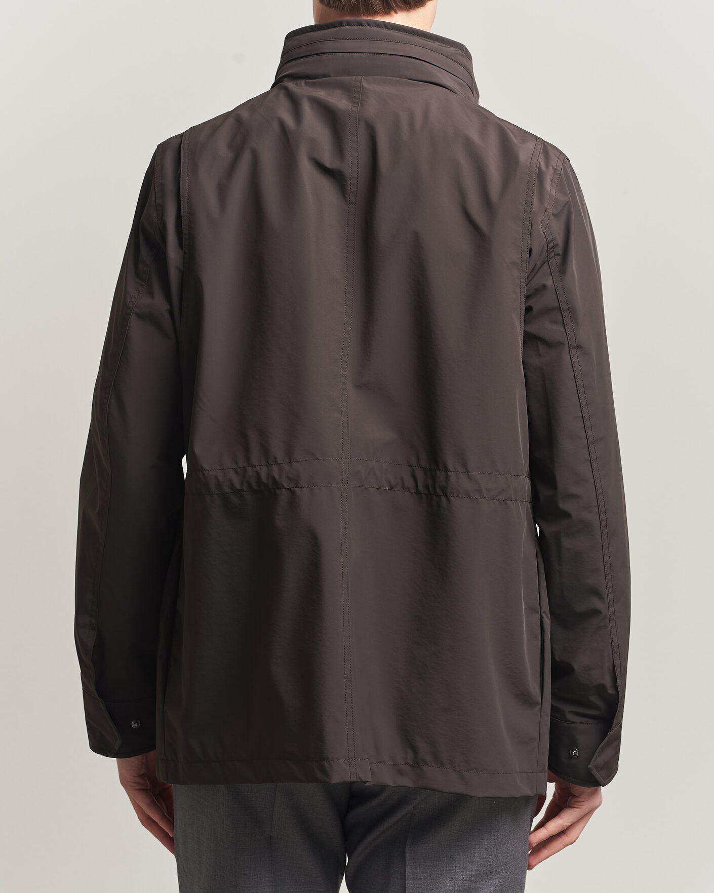 Hombres | Abrigos y chaquetas | Oscar Jacobson | M65 Nylon Field Jacket Brown