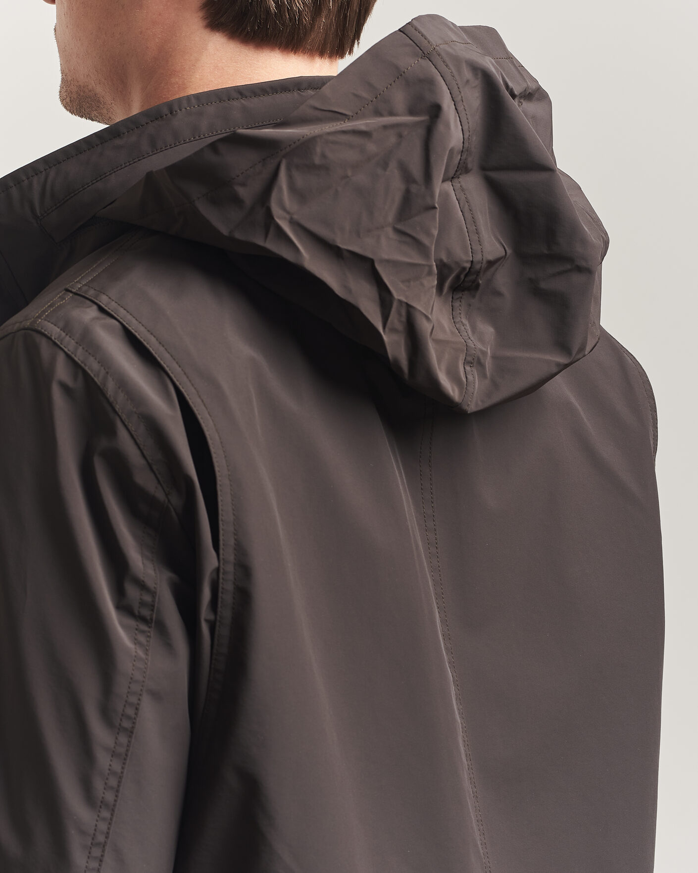 Hombres | Abrigos y chaquetas | Oscar Jacobson | M65 Nylon Field Jacket Brown