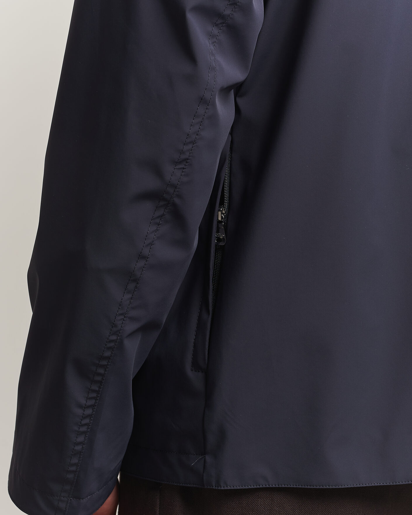 Hombres | Abrigos y chaquetas | Oscar Jacobson | Light Zipped Shirt Jacket Navy