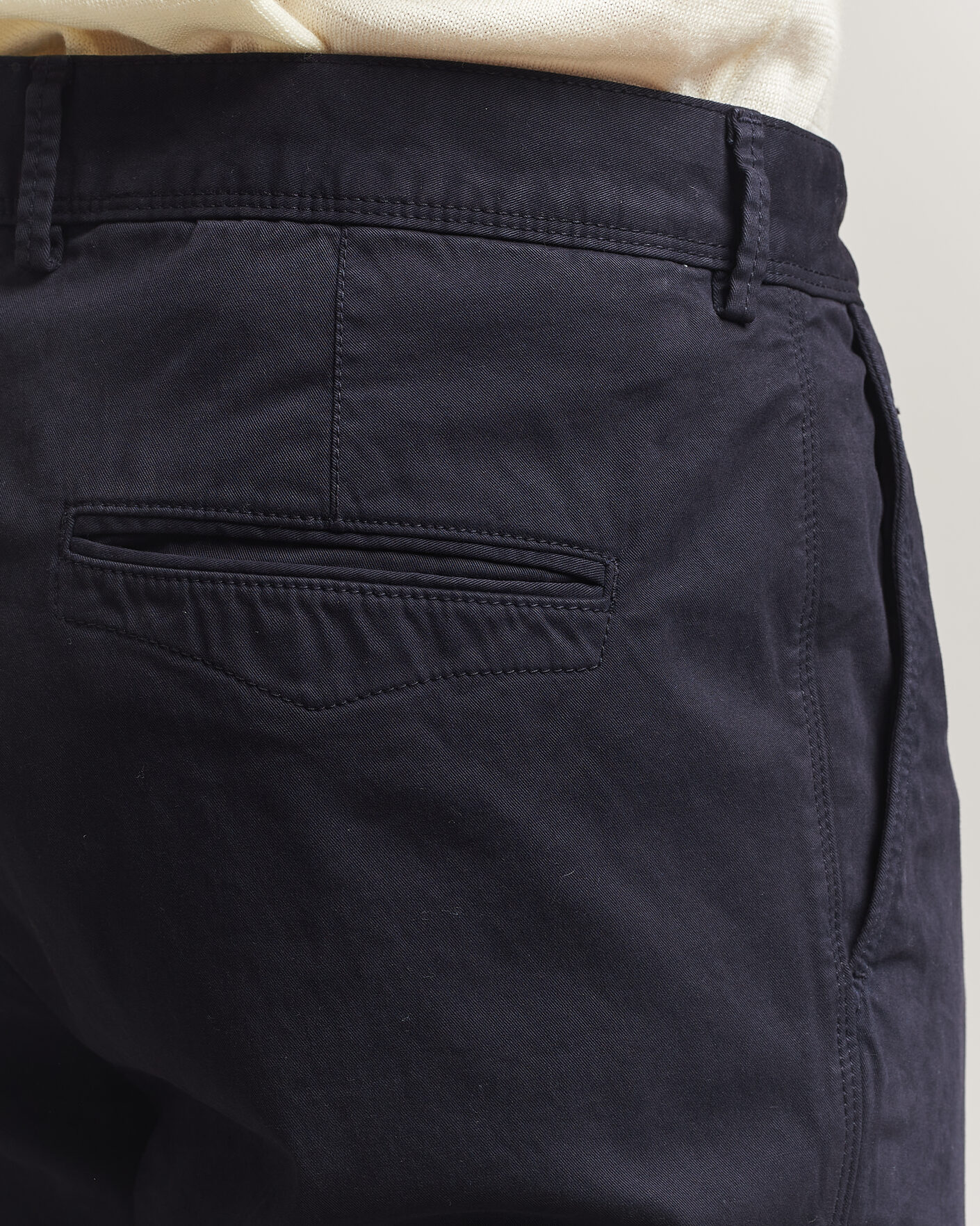 Hombres | Pantalones | Oscar Jacobson | Danik Cotton Trousers Navy