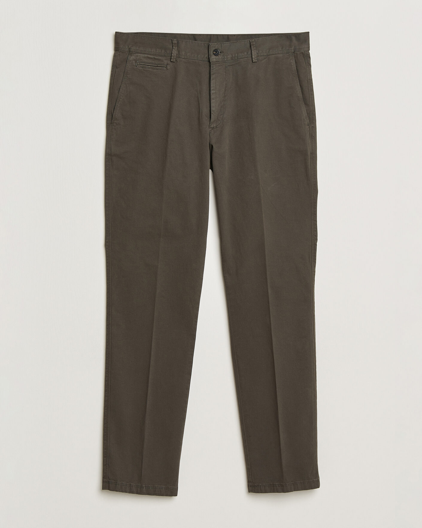 Hombres | Pantalones | Oscar Jacobson | Danik Cotton Trousers Olive