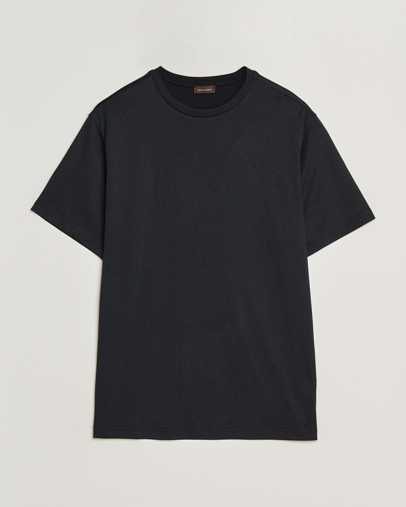 Hombres | Camisetas | Oscar Jacobson | Kim Lyocel/Cotton T-Shirt Black