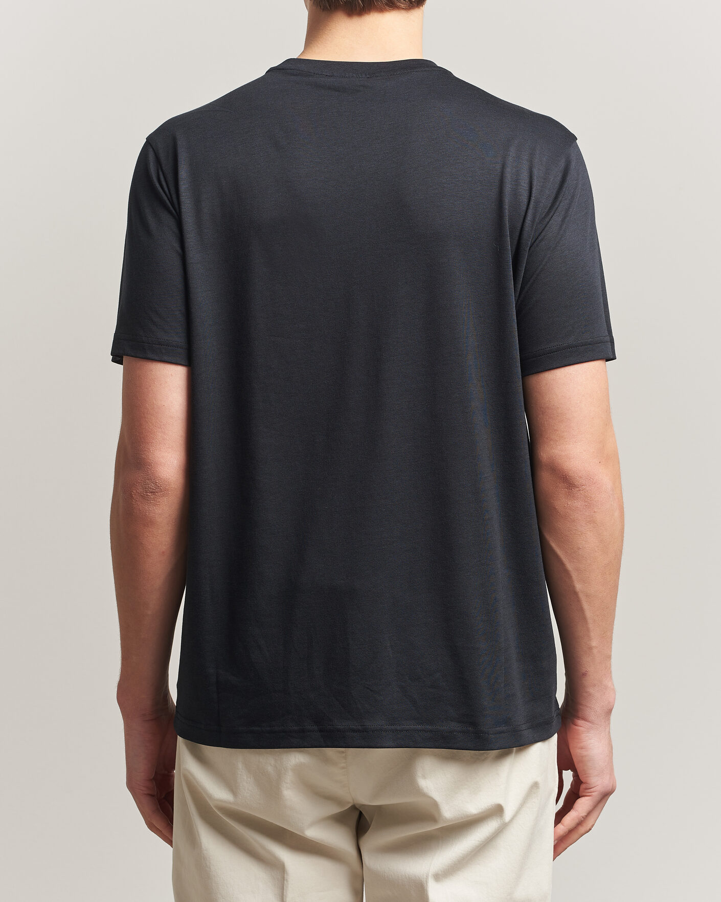 Hombres | Camisetas | Oscar Jacobson | Kim Lyocel/Cotton T-Shirt Black