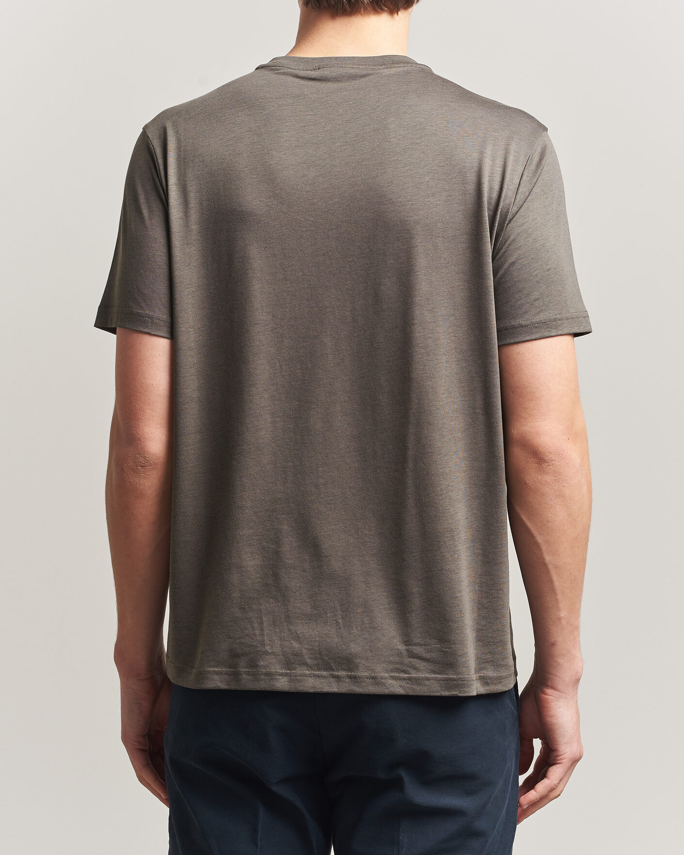 Hombres | Camisetas | Oscar Jacobson | Kim Lyocel/Cotton T-Shirt Green
