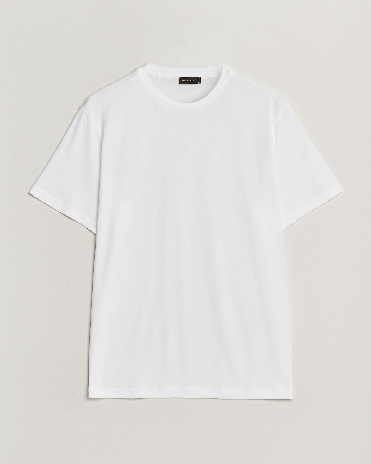 Hombres | Camisetas | Oscar Jacobson | Kim Lyocel/Cotton T-Shirt White
