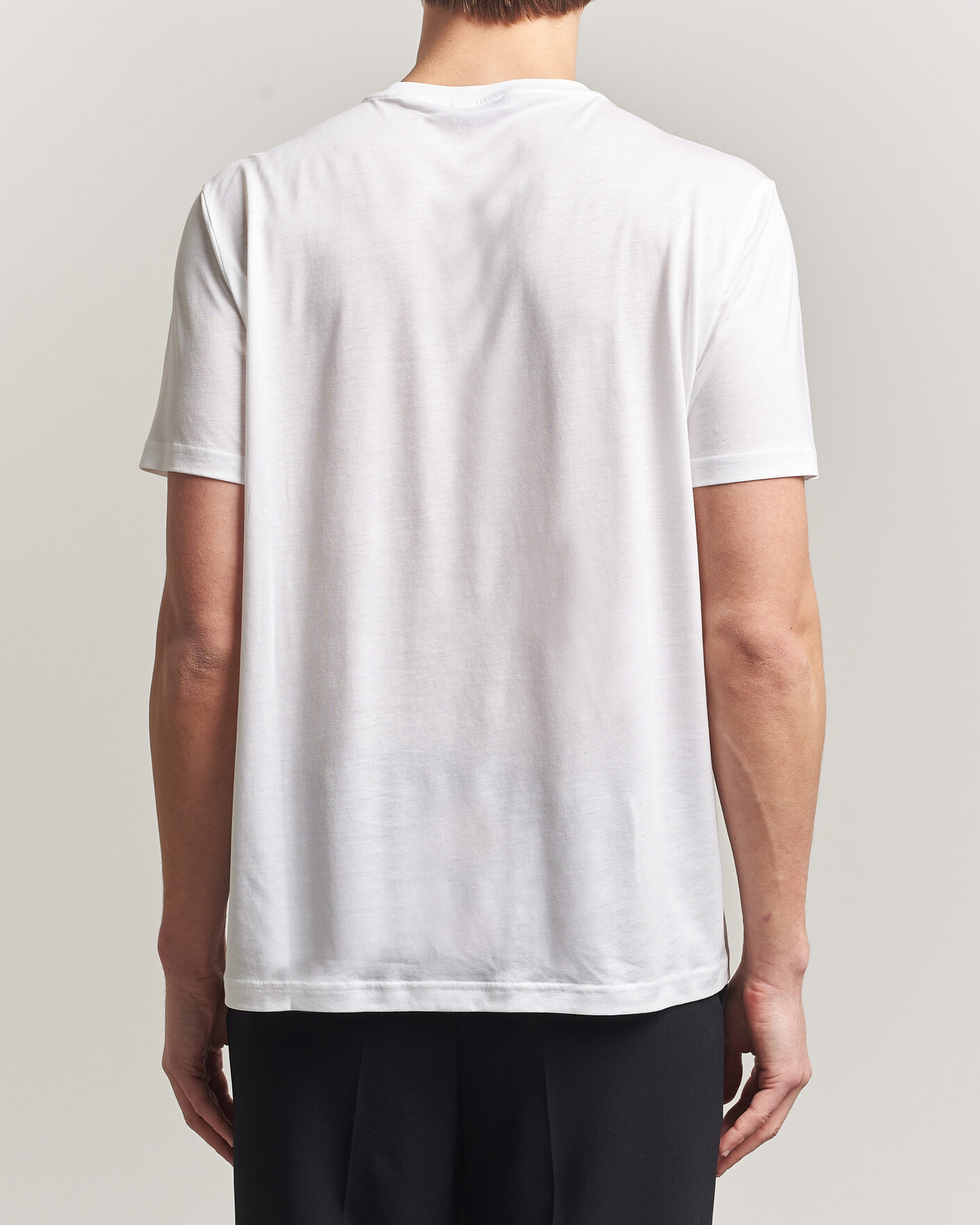 Hombres | Camisetas | Oscar Jacobson | Kim Lyocel/Cotton T-Shirt White