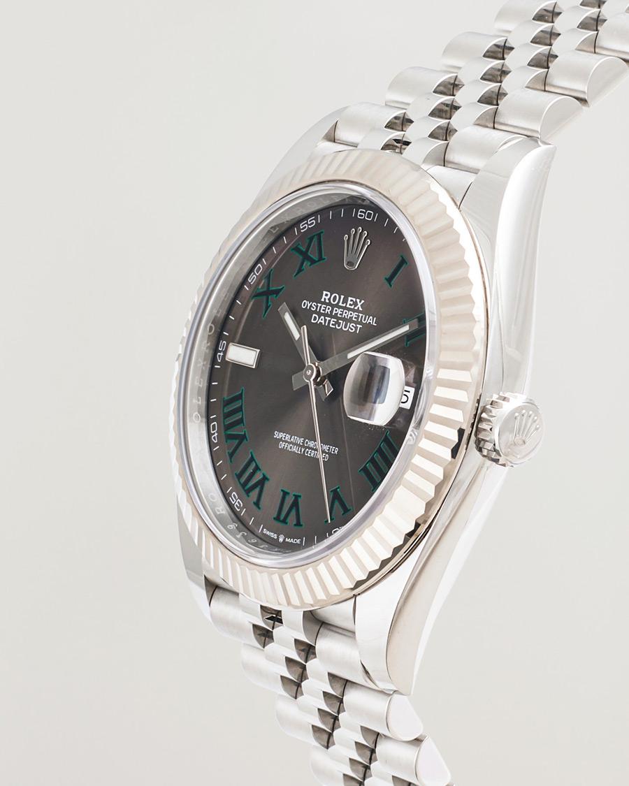 Hombres | Pre-Owned & Vintage Watches | Rolex Pre-Owned | Datejust 41 Wimbledon