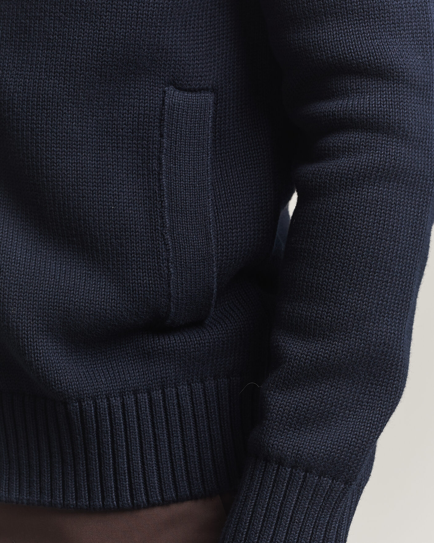 Hombres | Jerséis y prendas de punto | Zanone | Soft Cotton Chioto Cardigan Navy