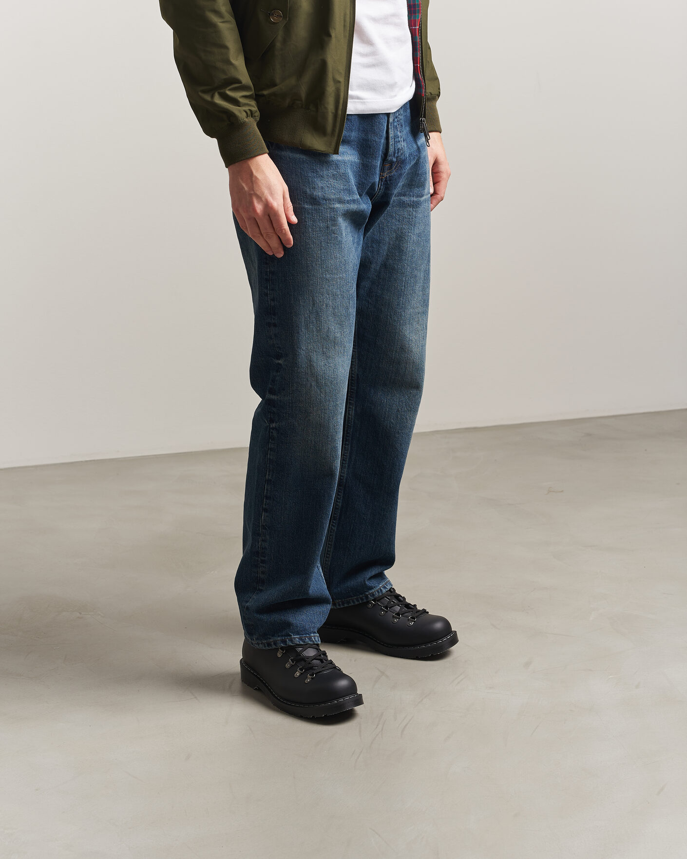 Hombres | Botas | Solovair | Urban Hiker Boot Black Waxy