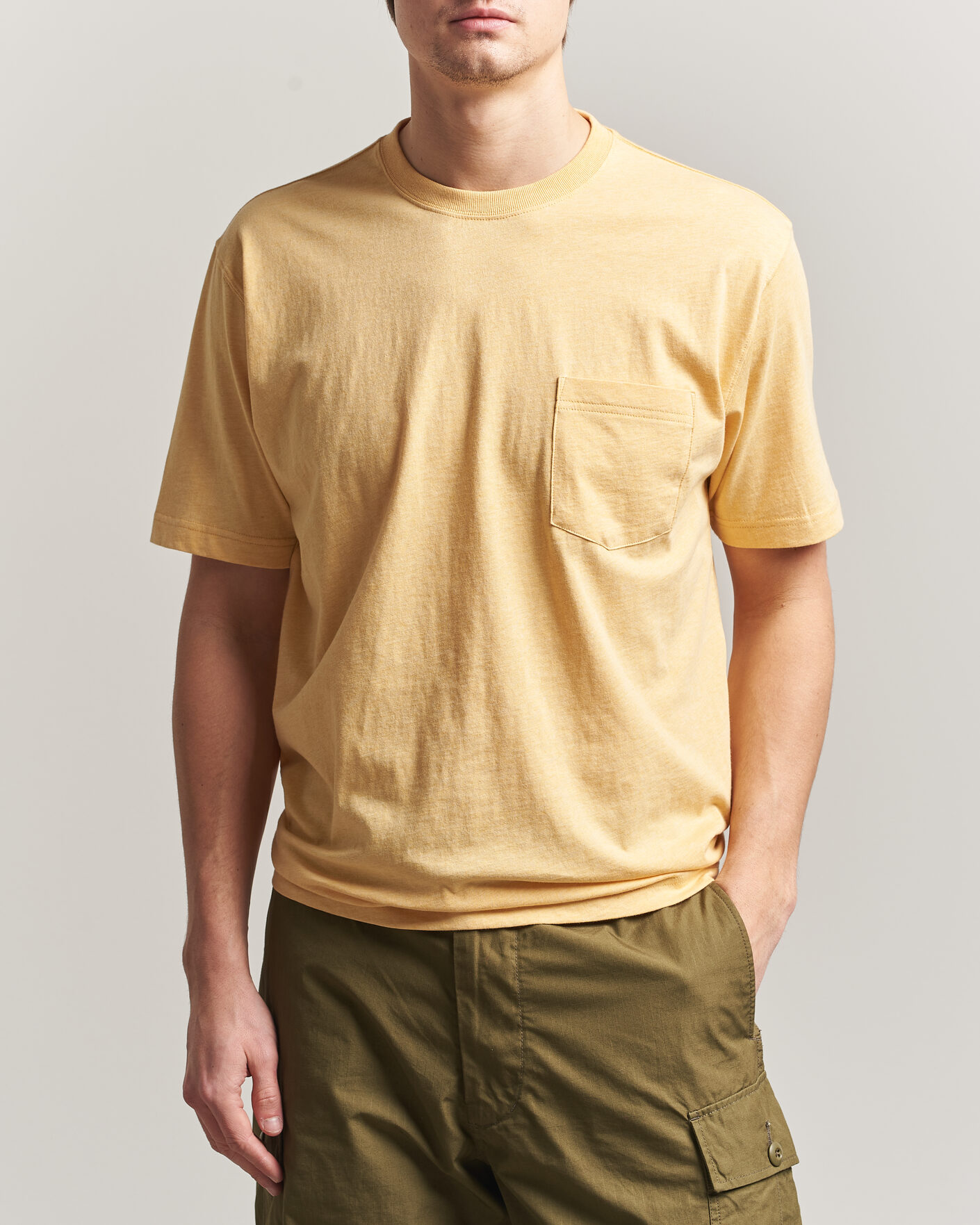 Hombres | Camisetas | BEAMS PLUS | Pocket Tee Yellow