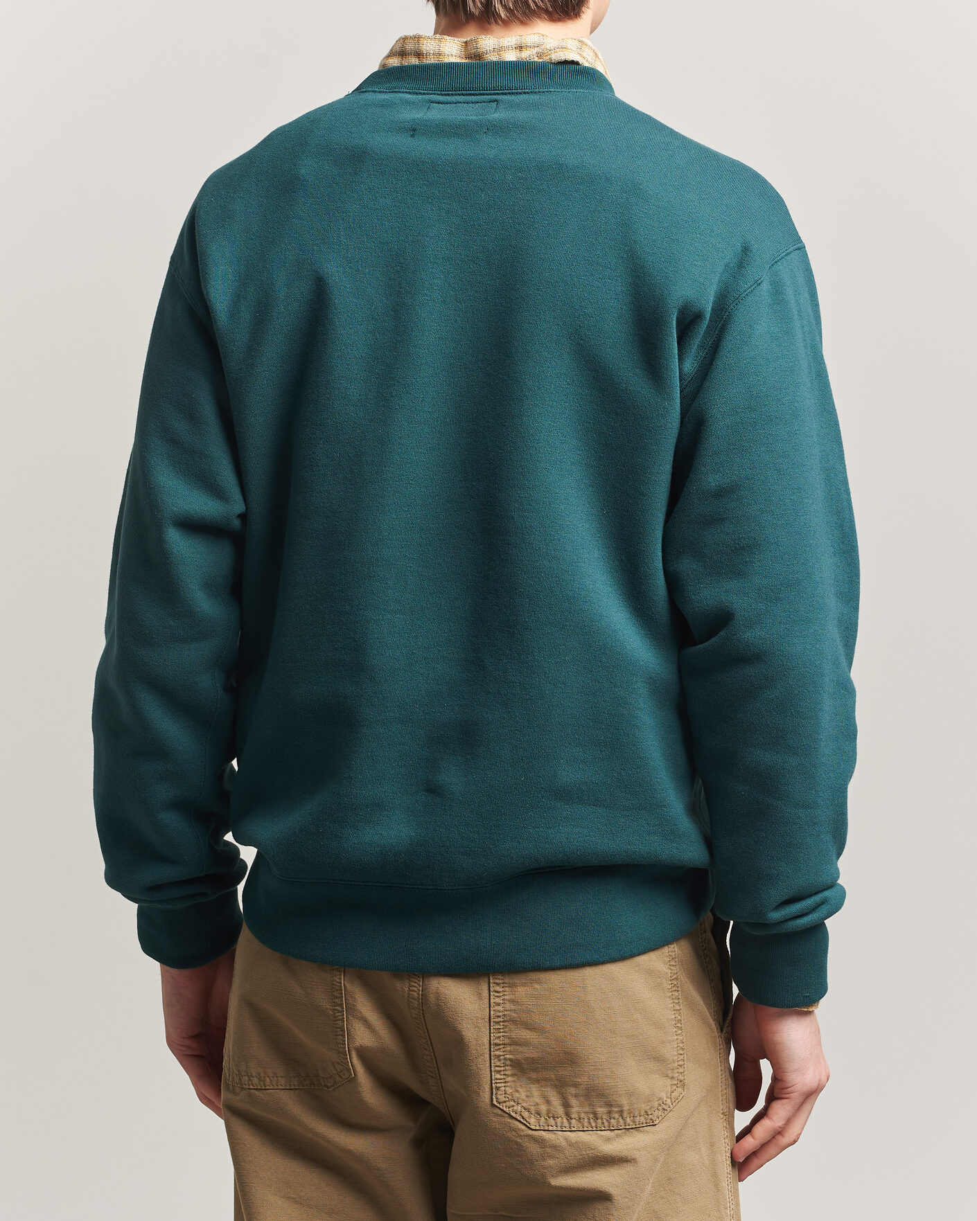 Hombres | Jerséis y prendas de punto | BEAMS PLUS | Crew Sweat Dark Green
