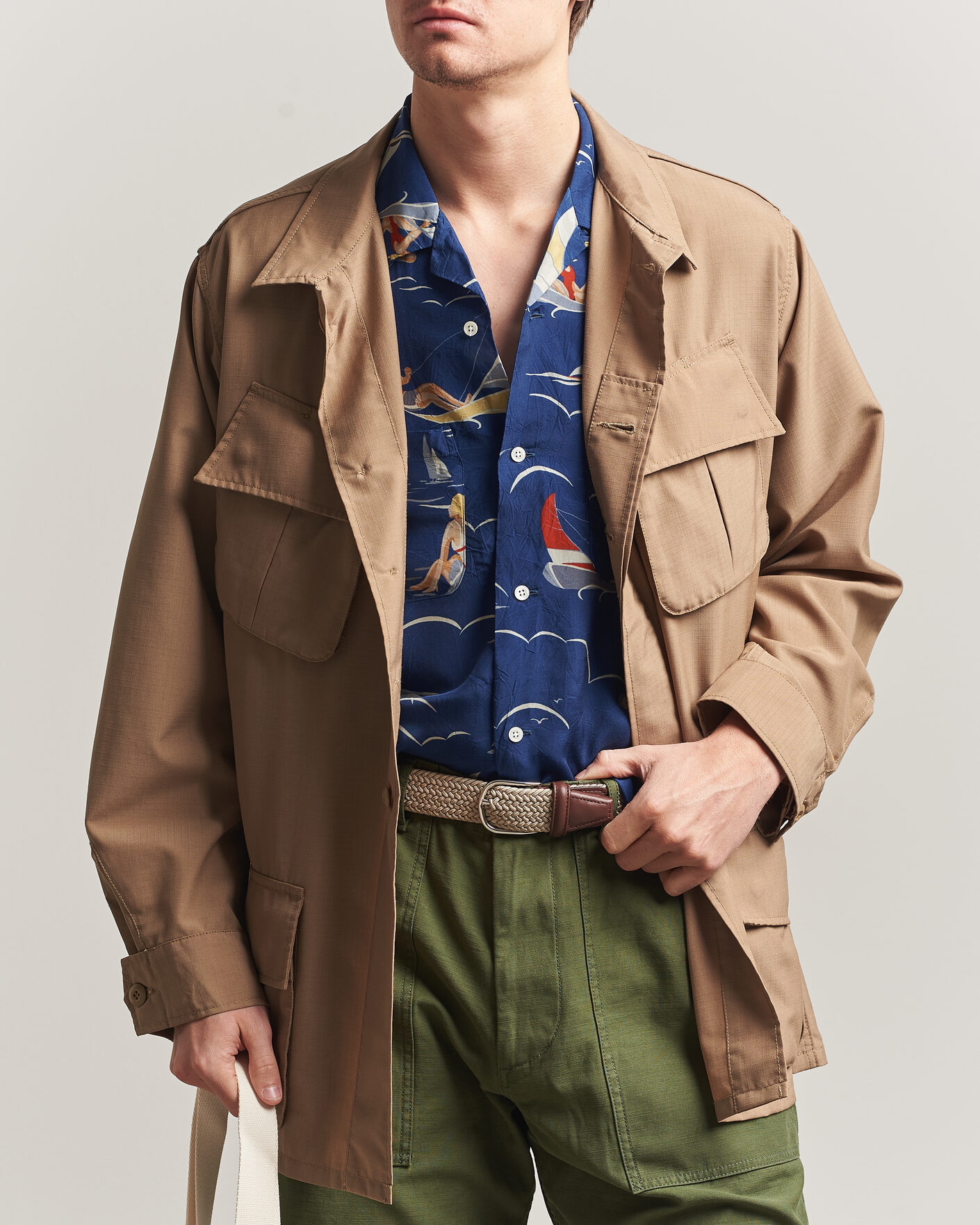 Hombres | Abrigos y chaquetas | BEAMS PLUS | MIL Fatigue Jacket Khaki