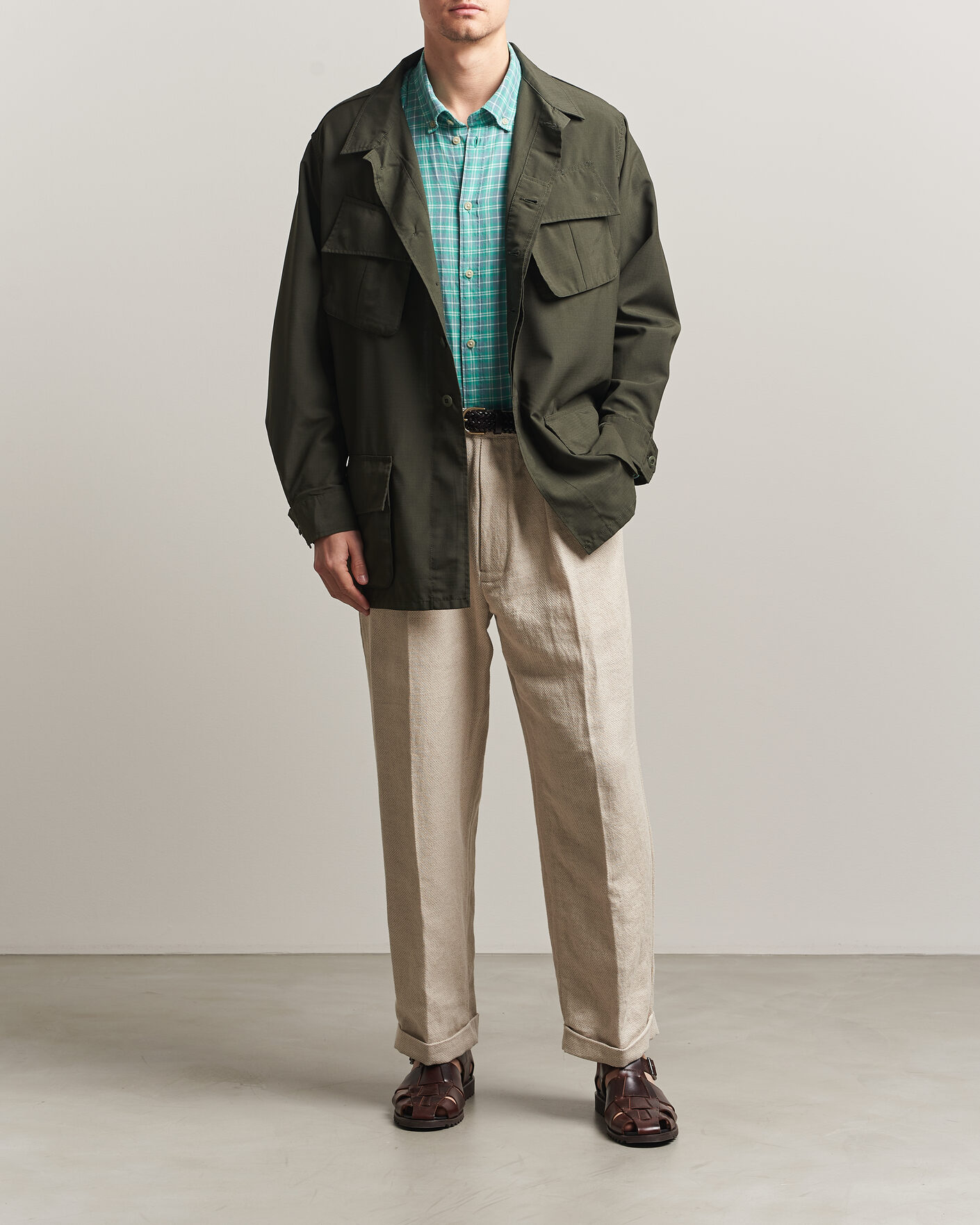 Hombres | Abrigos y chaquetas | BEAMS PLUS | MIL Fatigue Jacket Olive