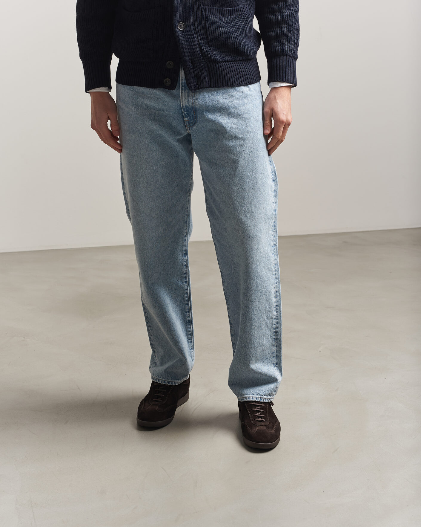 Hombres | Zapatillas | Loake 1880 | Mayfair Suede Dress Sneaker Dark Brown