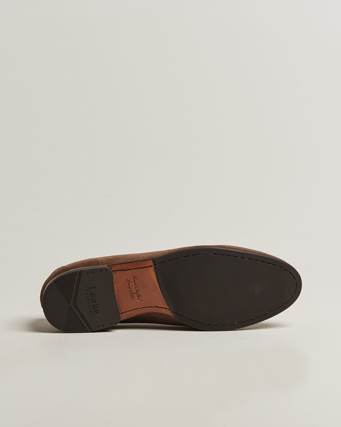 Hombres | Mocasines | Loake 1880 | Belgrave Suede Belgian Loafer Flint