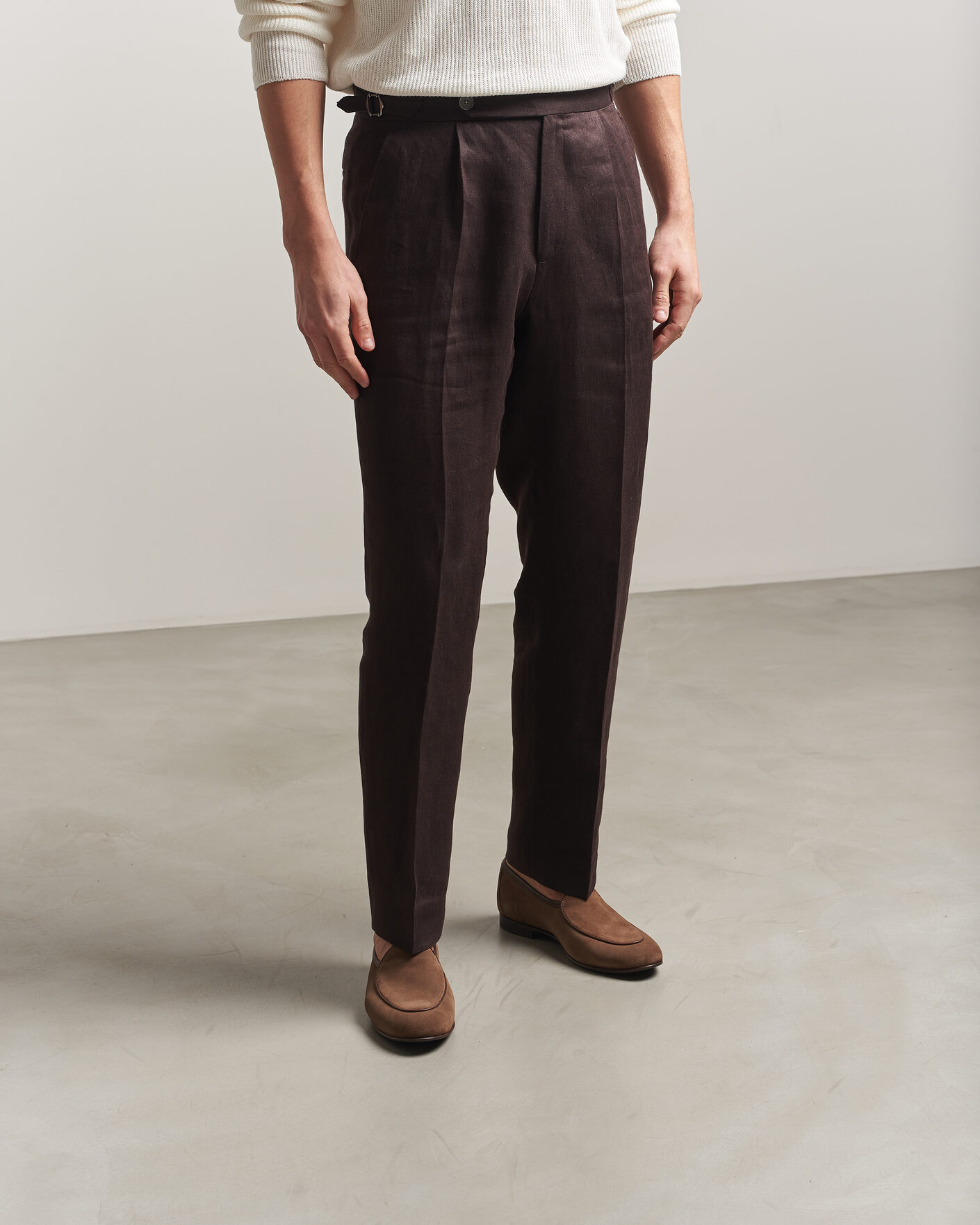 Hombres | Mocasines | Loake 1880 | Belgrave Suede Belgian Loafer Flint