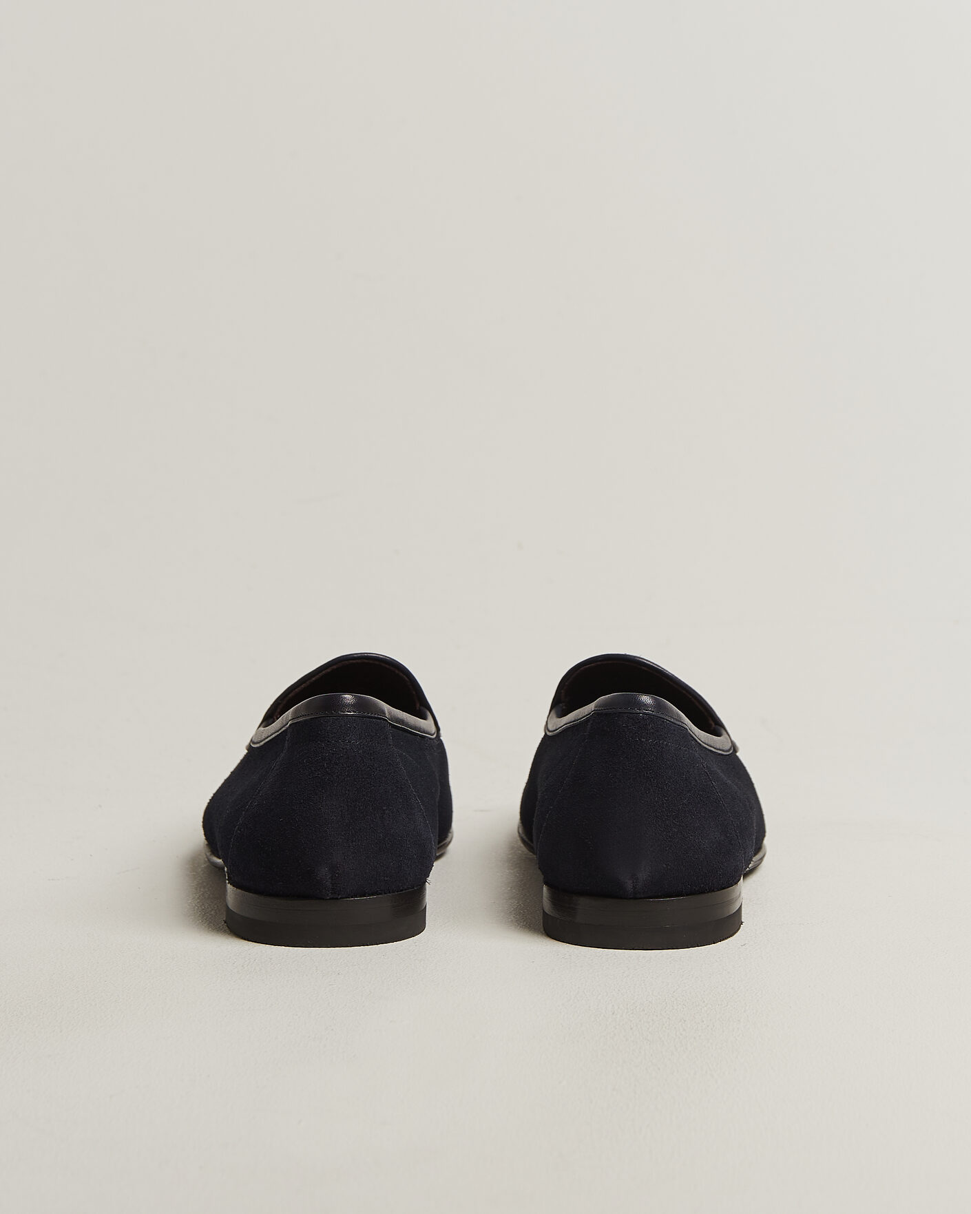 Hombres | Mocasines | Loake 1880 | Belgrave Suede Belgian Loafer Navy