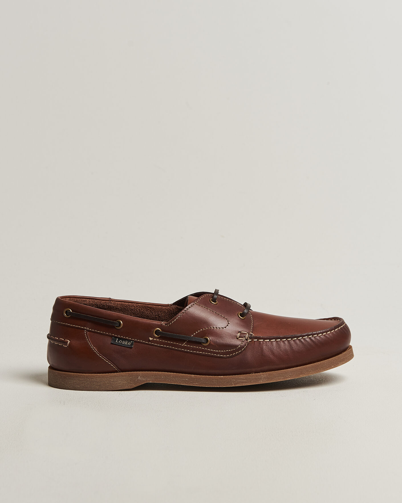 Hombres | Zapatos náuticos | Loake 1880 | Padstow Leather Boat Shoe Brown