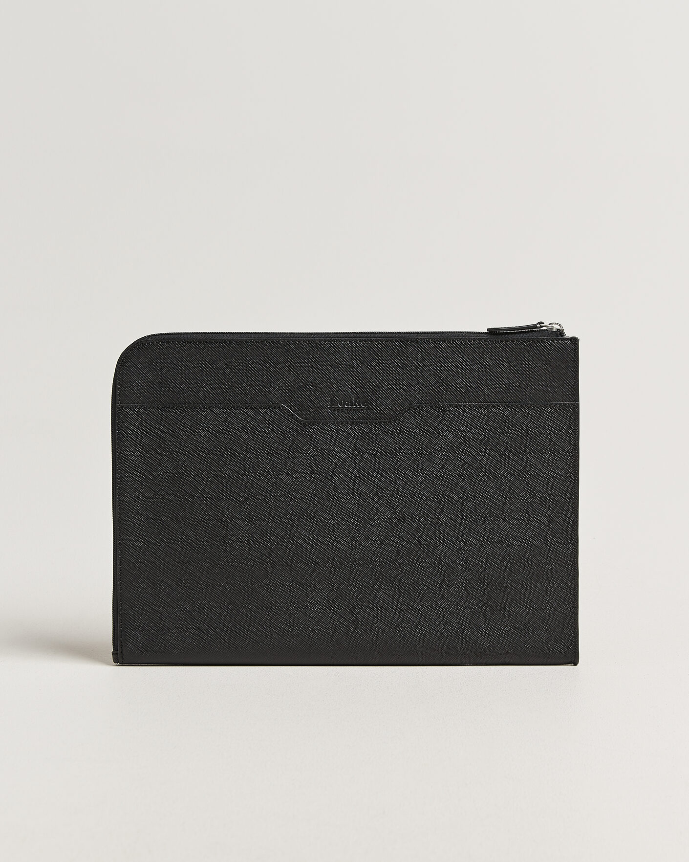 Hombres | Bolsos | Loake Shoemakers | Gresham Grain Leather Laptop Cover Black