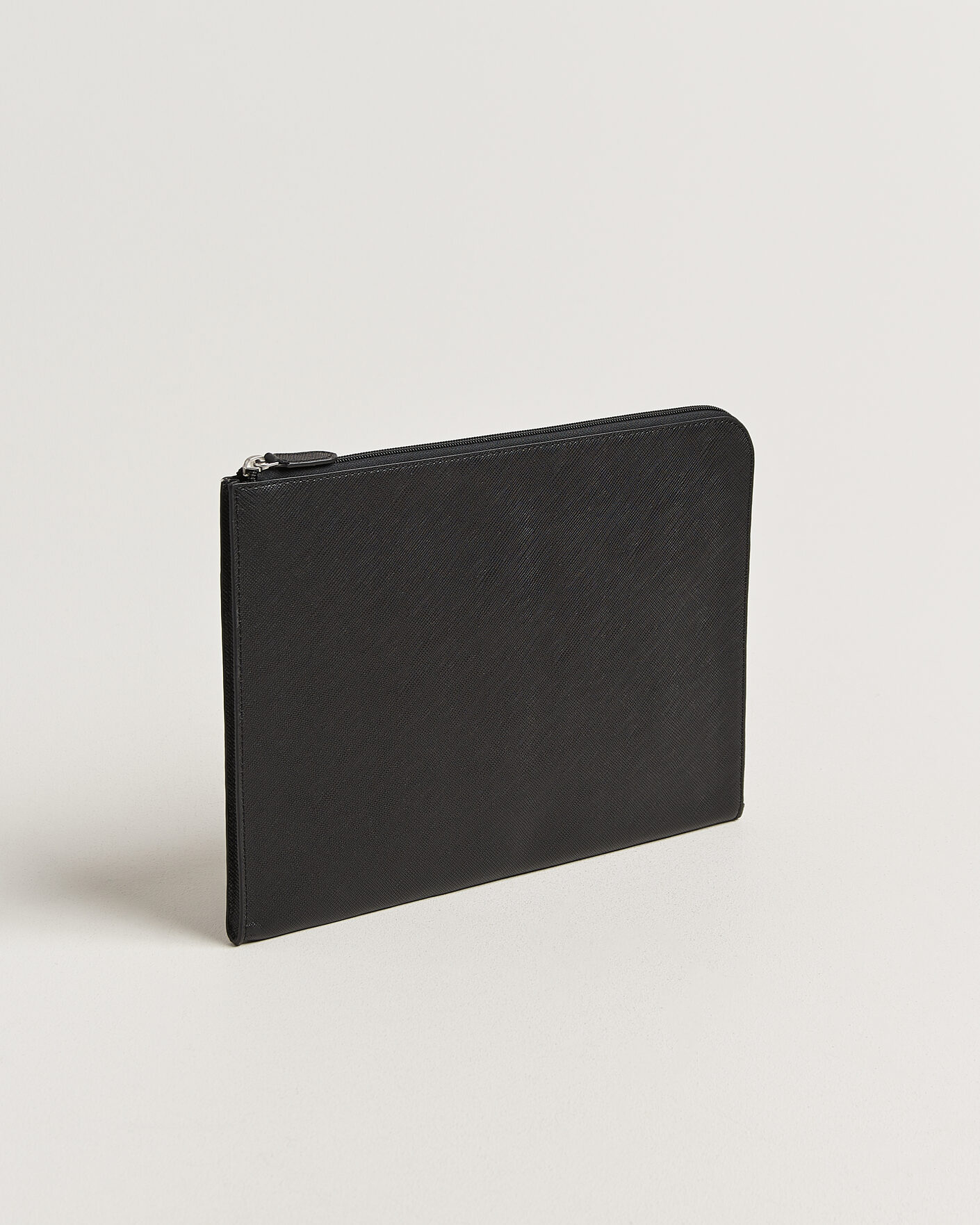 Hombres | Bolsos | Loake Shoemakers | Gresham Grain Leather Laptop Cover Black
