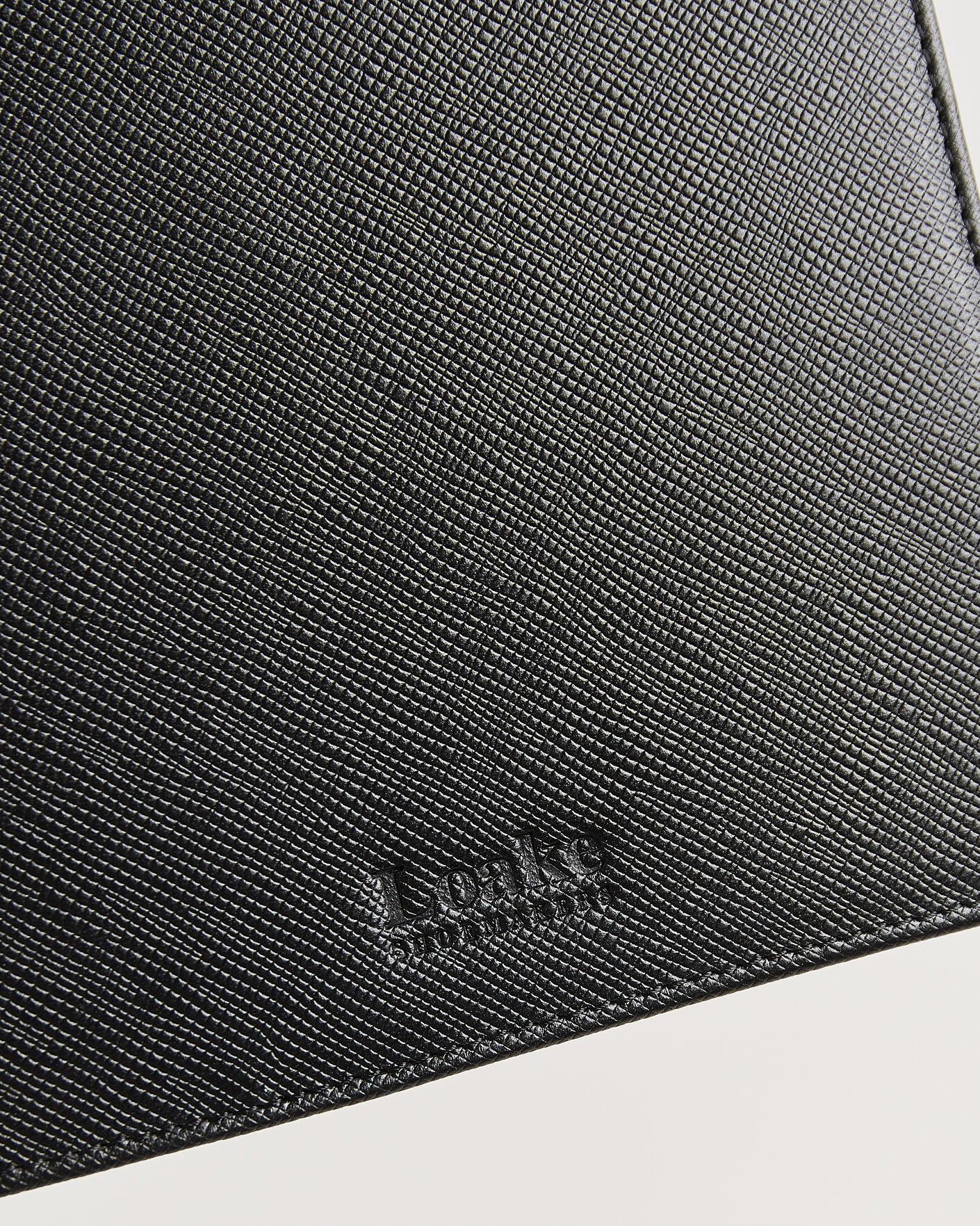 Hombres | Cuadernos | Loake Shoemakers | Savoy Grain Leather Notebook Black