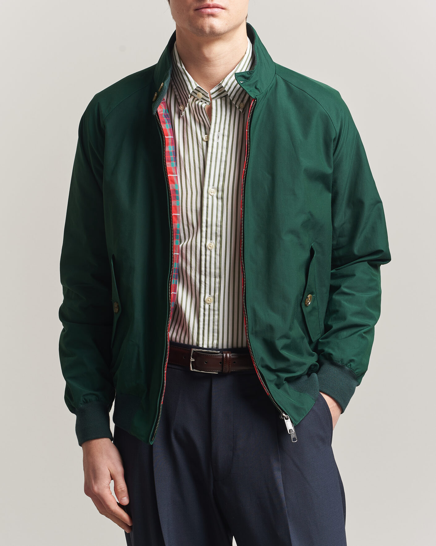 Hombres | Abrigos y chaquetas | Baracuta | G9 Original Harrington Jacket Racing Green