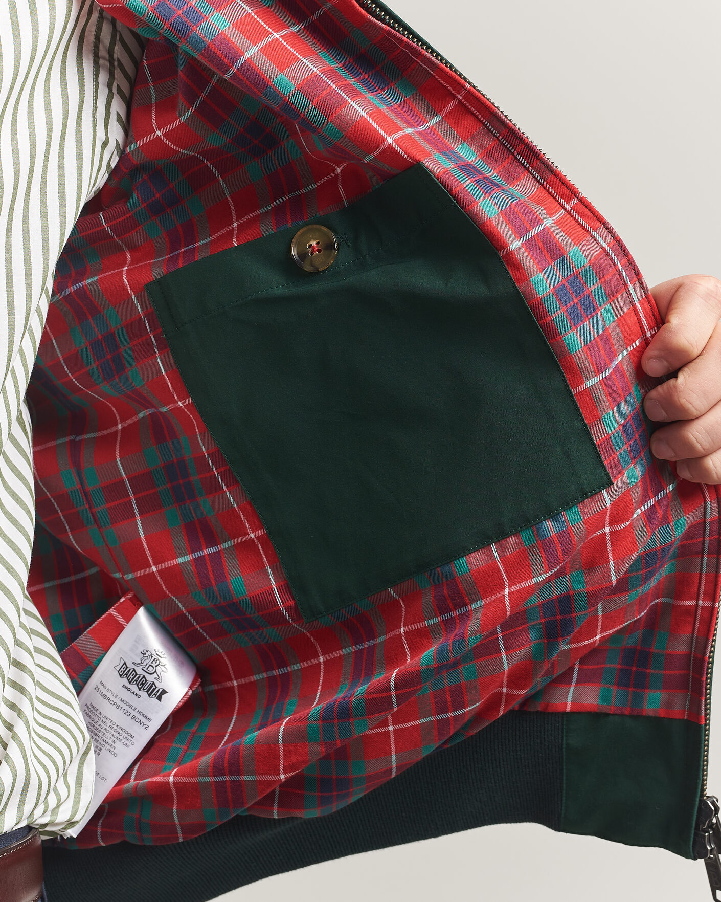 Hombres | Abrigos y chaquetas | Baracuta | G9 Original Harrington Jacket Racing Green