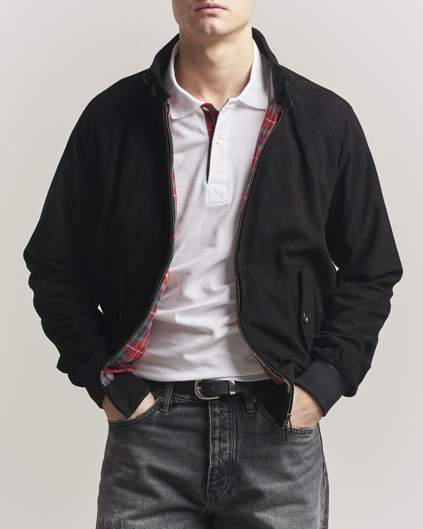 Hombres | Abrigos y chaquetas | Baracuta | G9 Suede Jacket Black
