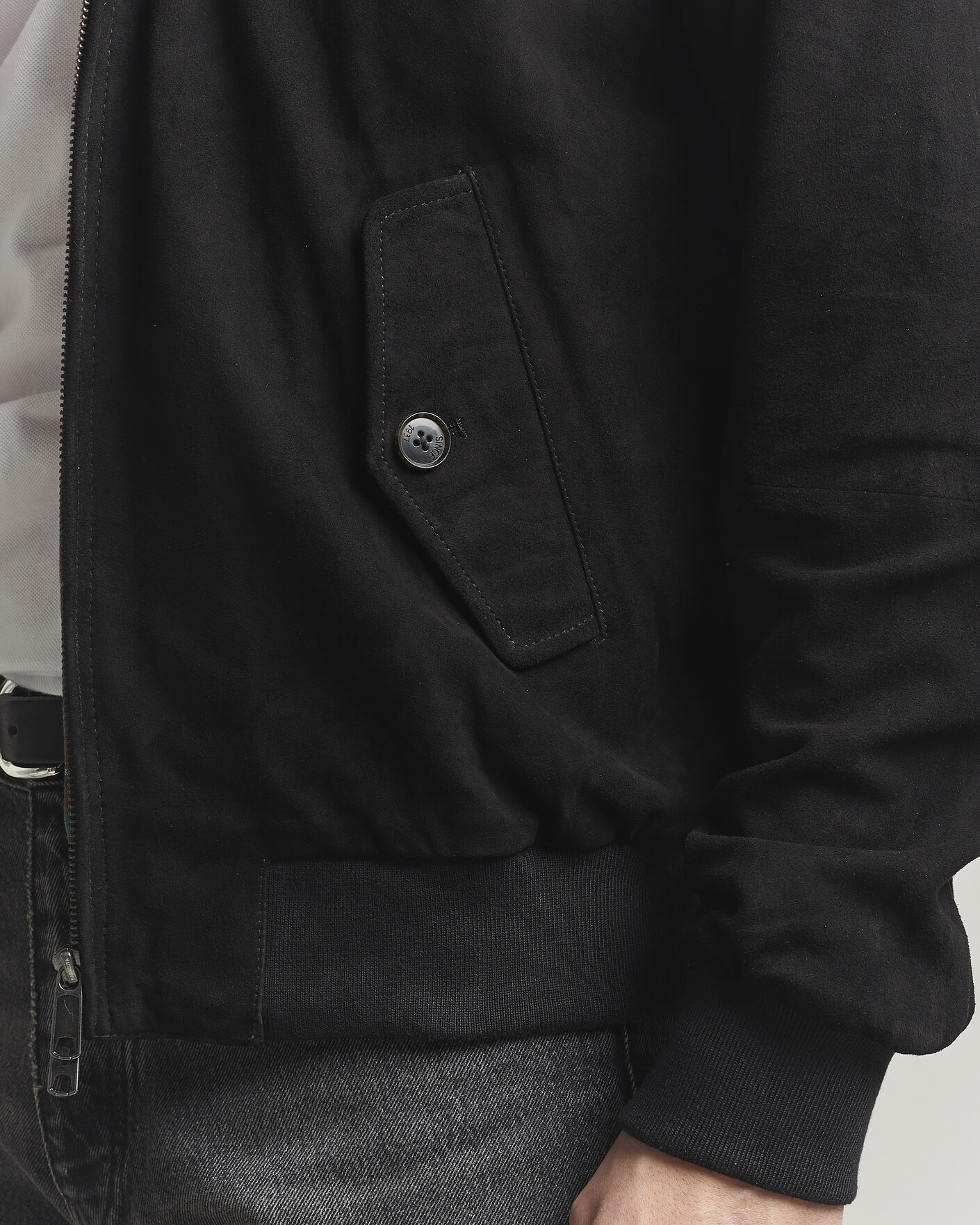 Hombres | Abrigos y chaquetas | Baracuta | G9 Suede Jacket Black