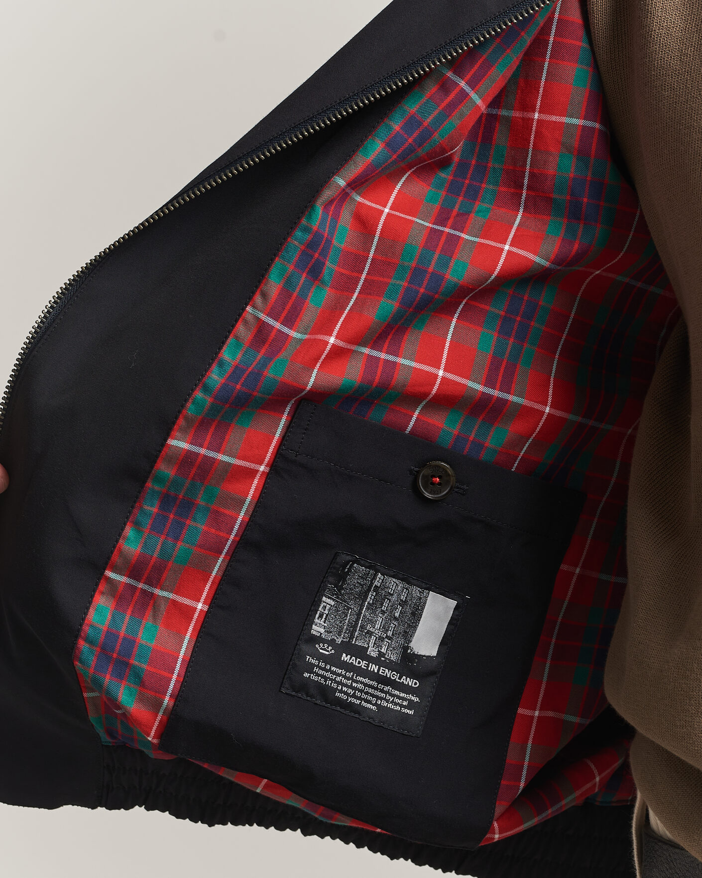 Hombres | Abrigos y chaquetas | Baracuta | G18 Original Cloth Jacket Dark Navy