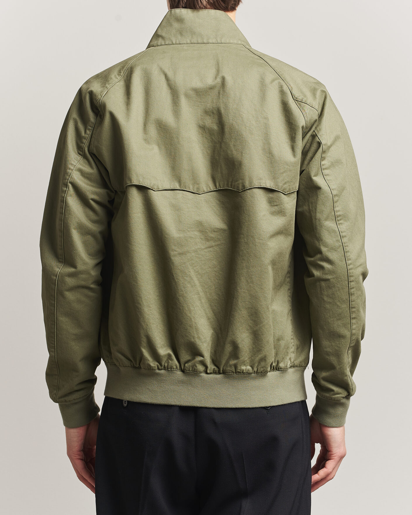 Hombres | Abrigos y chaquetas | Baracuta | G9 Washed Cotton Twill Jacket Lichen Green
